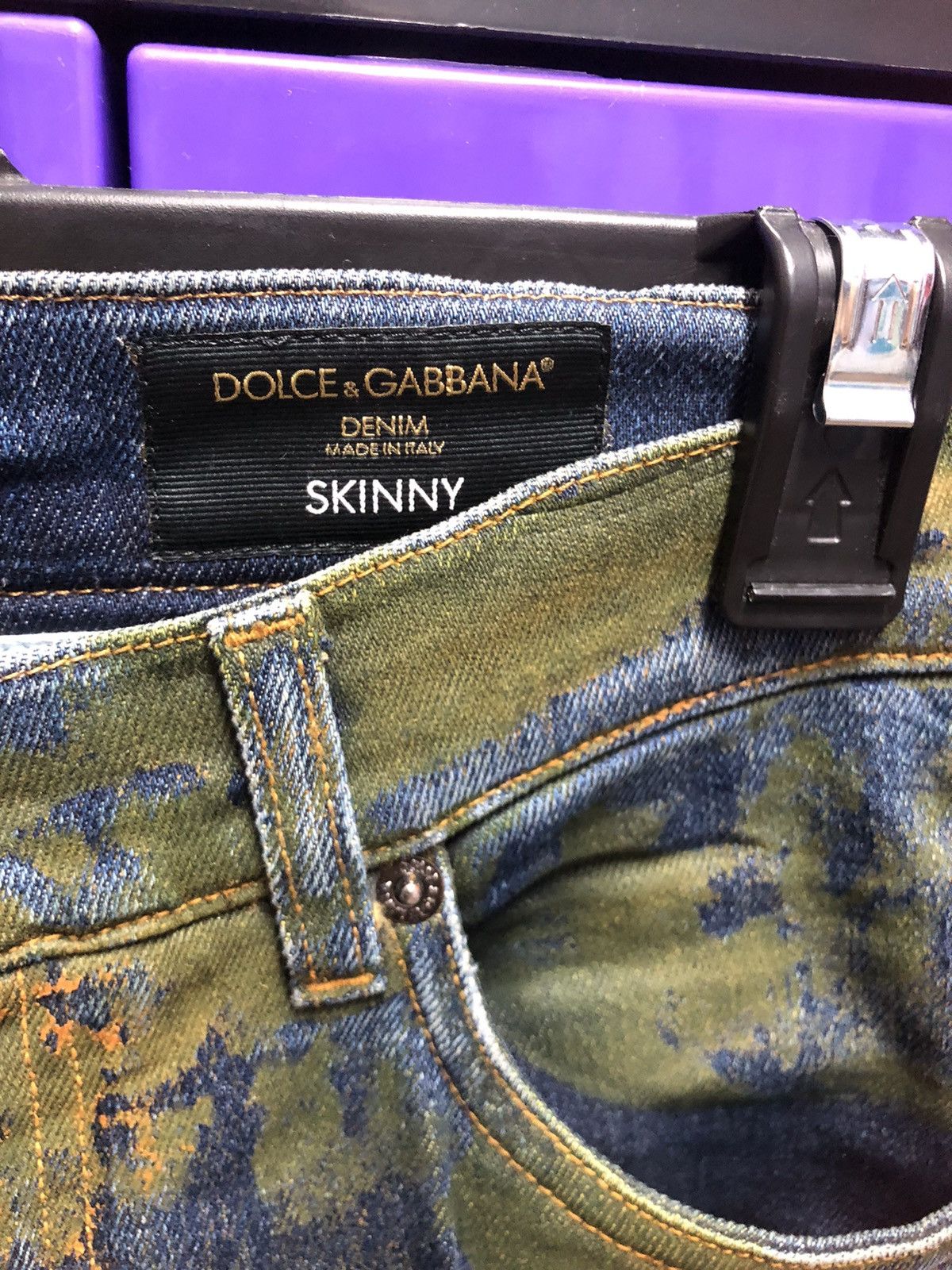 Dolce & Gabbana Dolce & Gabbana Gorgeous Blue Skinny Jeans Size US 32 / EU 48 - 4 Thumbnail