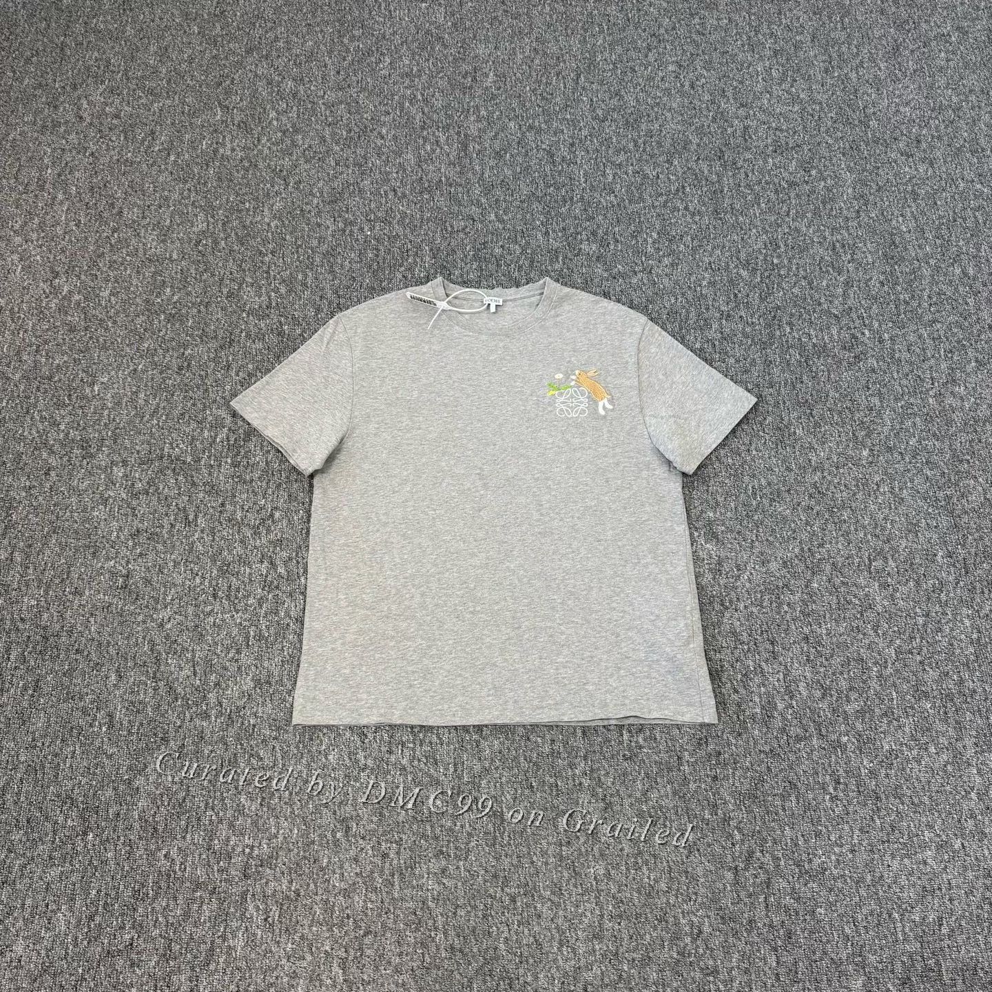 Loewe Loewe x Suna Fujita Rabbit Embroidery Tee Size L / US 10 / IT 46 - 1 Thumbnail