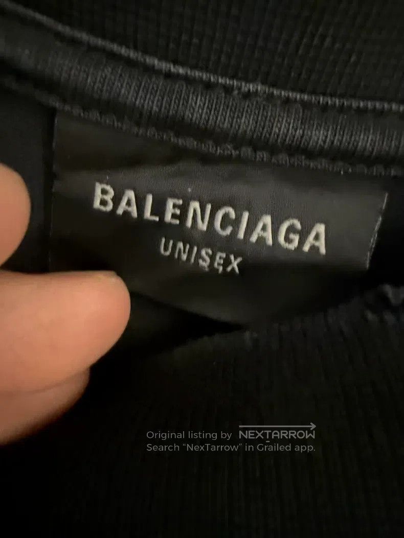 Balenciaga Balenciaga Silver Tape Short-Sleeve Size US M / EU 48-50 / 2 - 3 Thumbnail