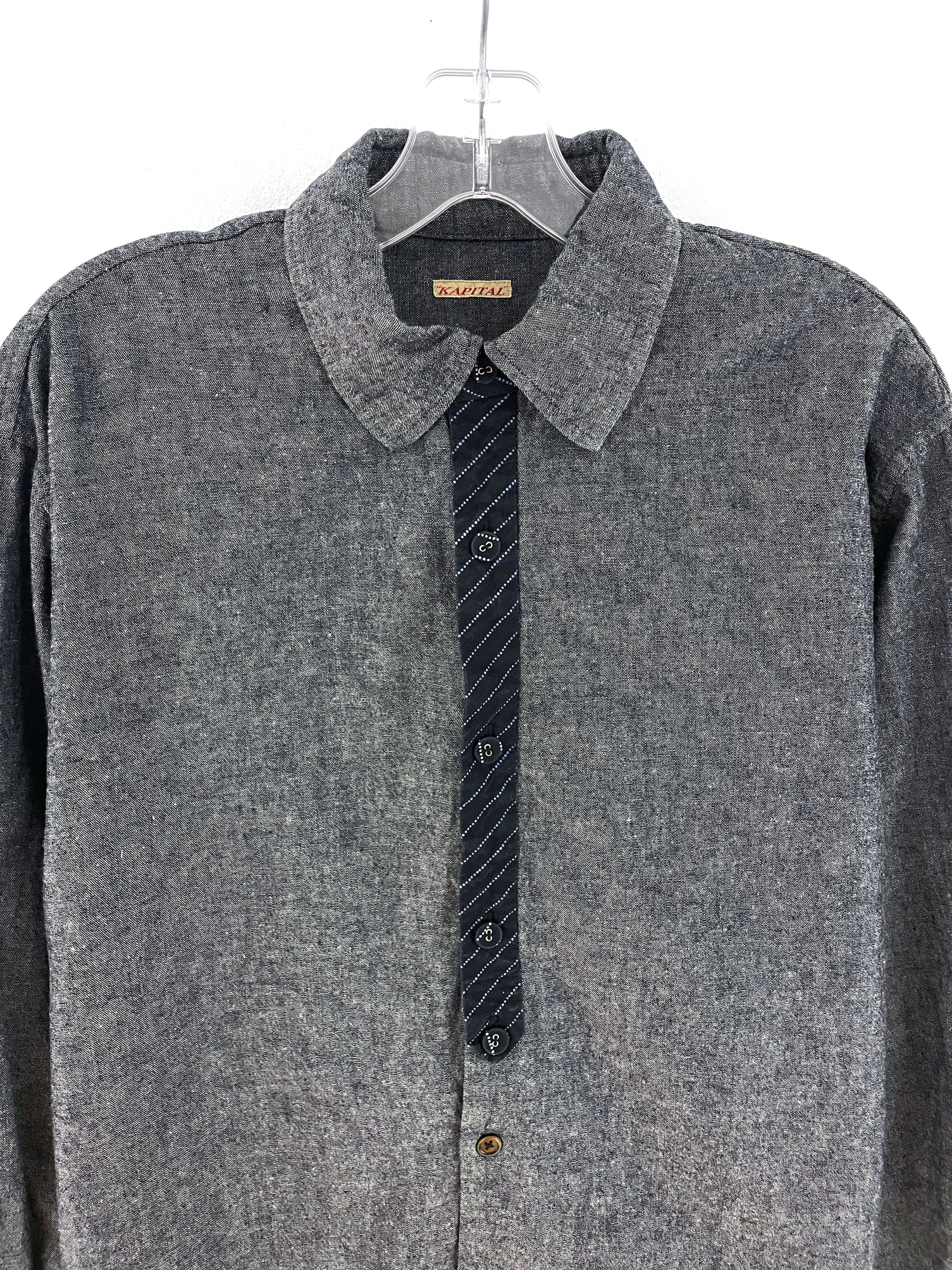 Kapital Contrast Collar Shirt Size US L / EU 52-54 / 3 - 4 Thumbnail