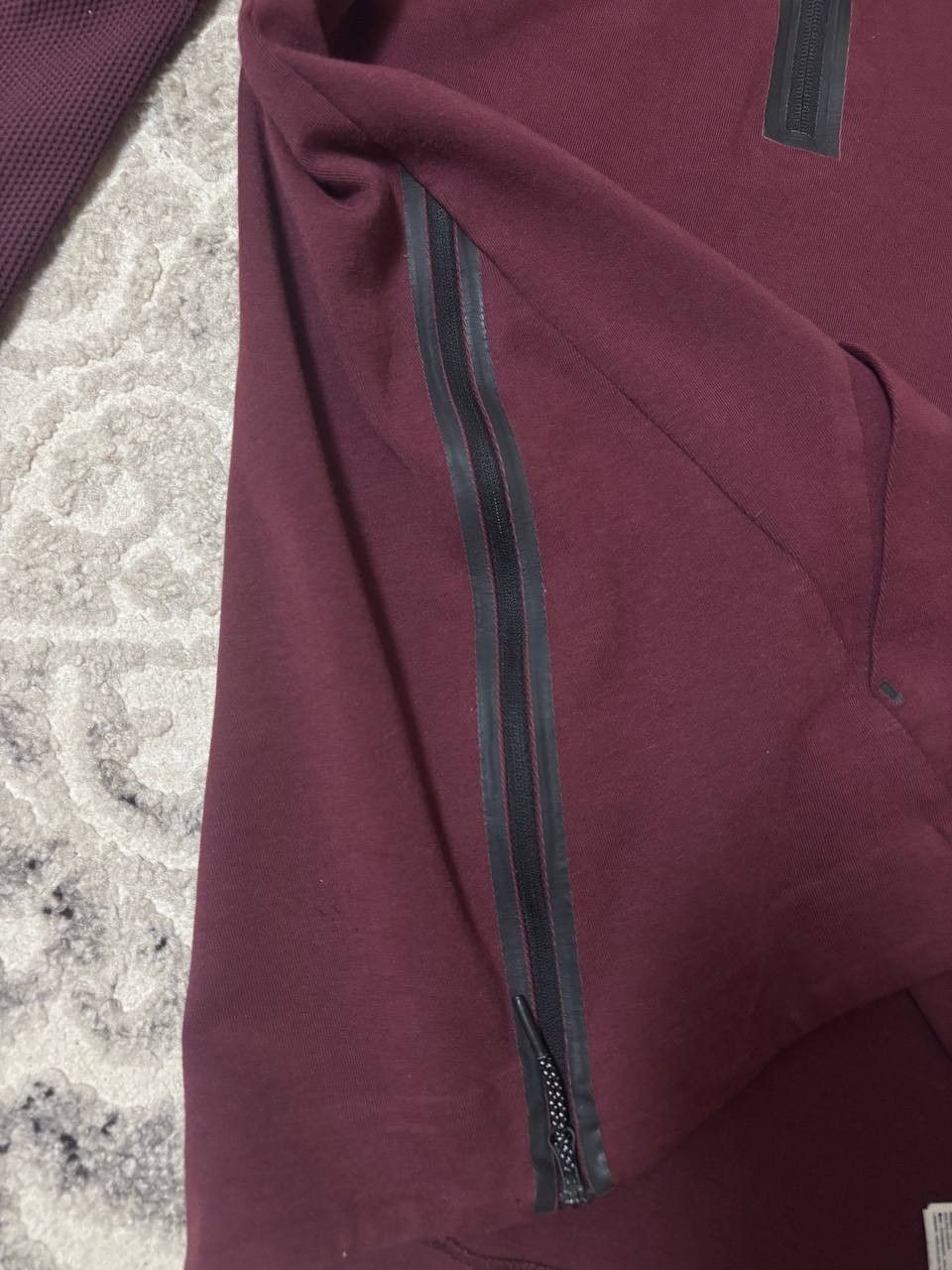 Nike Nike Tech Fleece Half Zip Hoodie Burgundy Men’s Size M Size US M / EU 48-50 / 2 - 9 Thumbnail