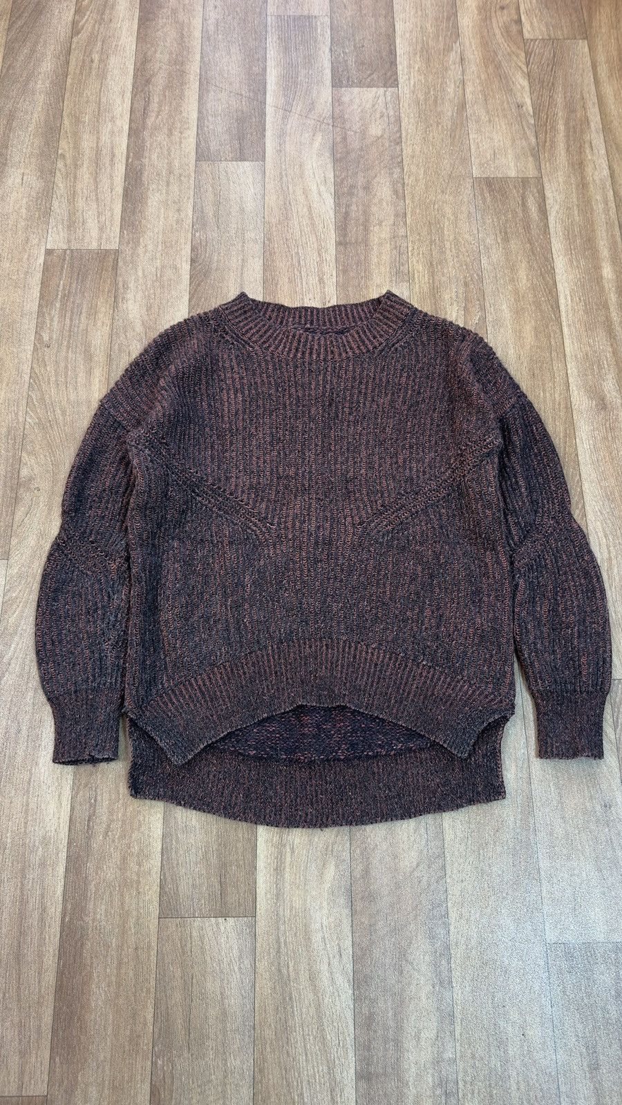 Allsaints AllSaints Velo Sweater Wool Alpaca Blend Marled Chunky Size S / US 4 / IT 40 - 3 Thumbnail