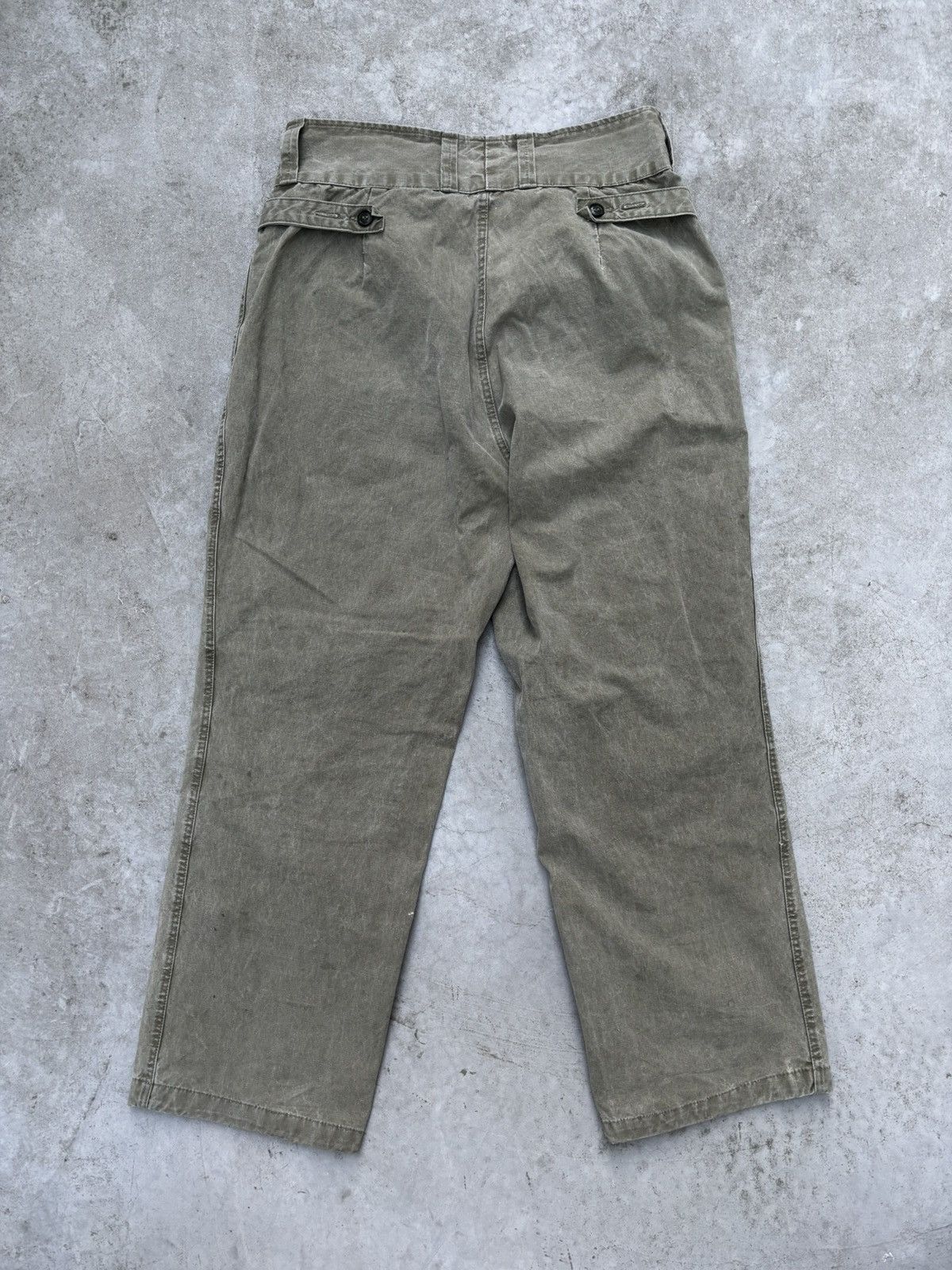 Vintage French Vintage Workwear Cargo Pants Size US 30 / EU 46 - 2 Thumbnail