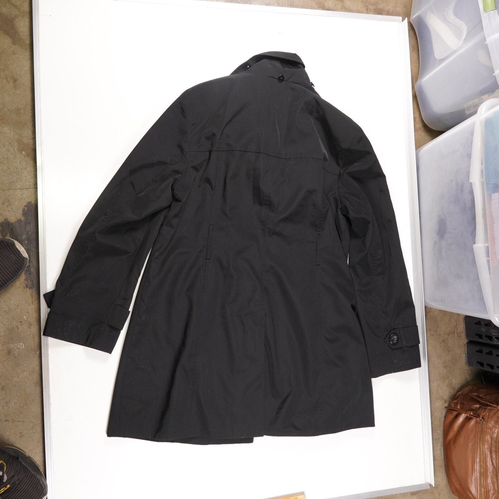 London Fog London Fog Button Up Trench Coat Light Winter Jacket L Size US L / EU 52-54 / 3 - 9 Thumbnail