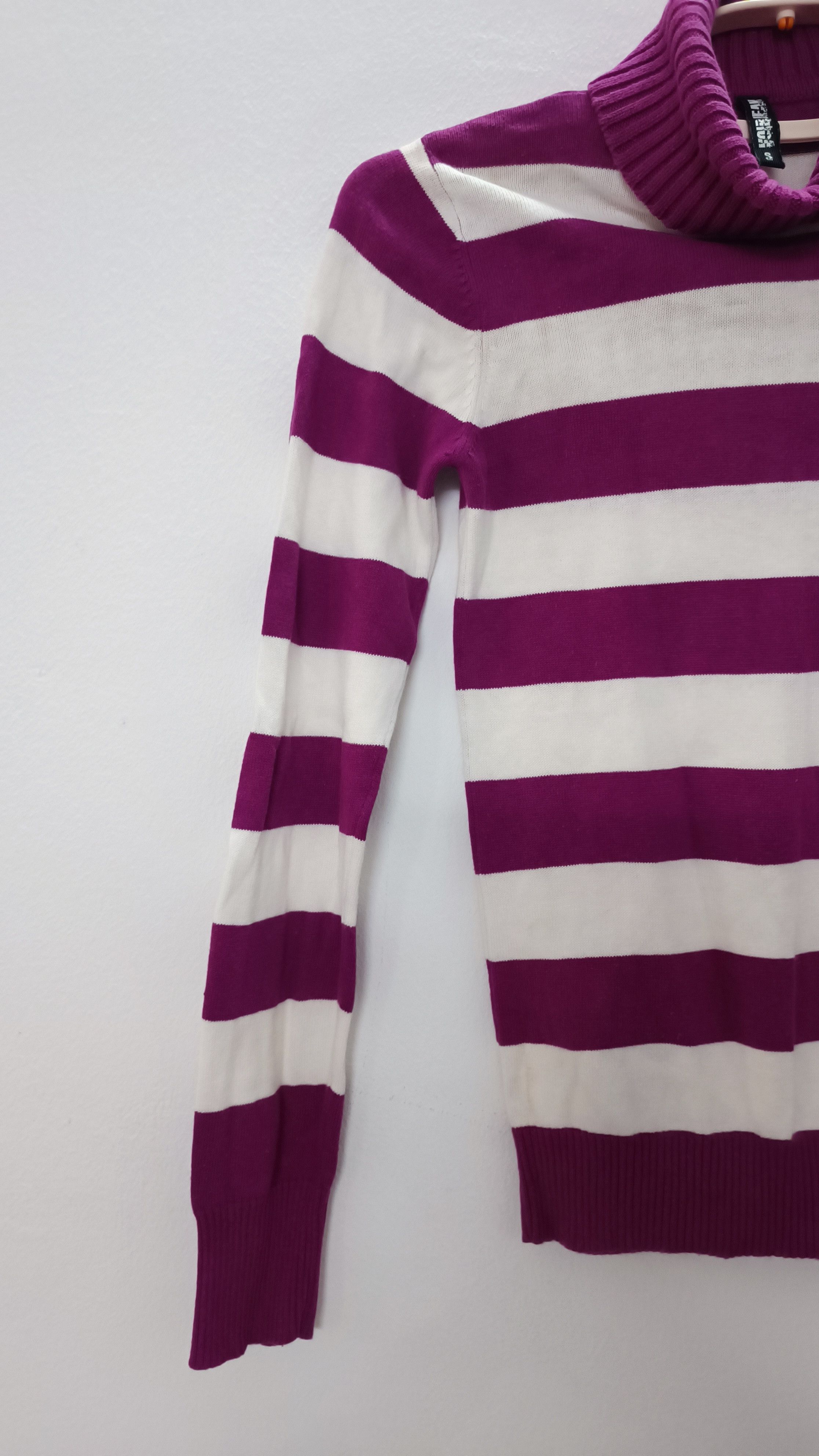 Earl Sweatshirt × Japanese Brand × Voi Jeans Voir Jeans Stripes Vintage Look Sweatshirts Size S / US 4 / IT 40 - 3 Thumbnail