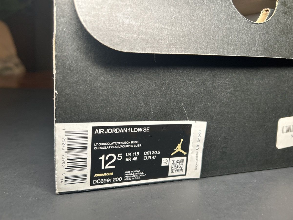 Jordan Brand Jordan 1 Low ‘Mocha’ Size US 12.5 / EU 45-46 - 8 Thumbnail