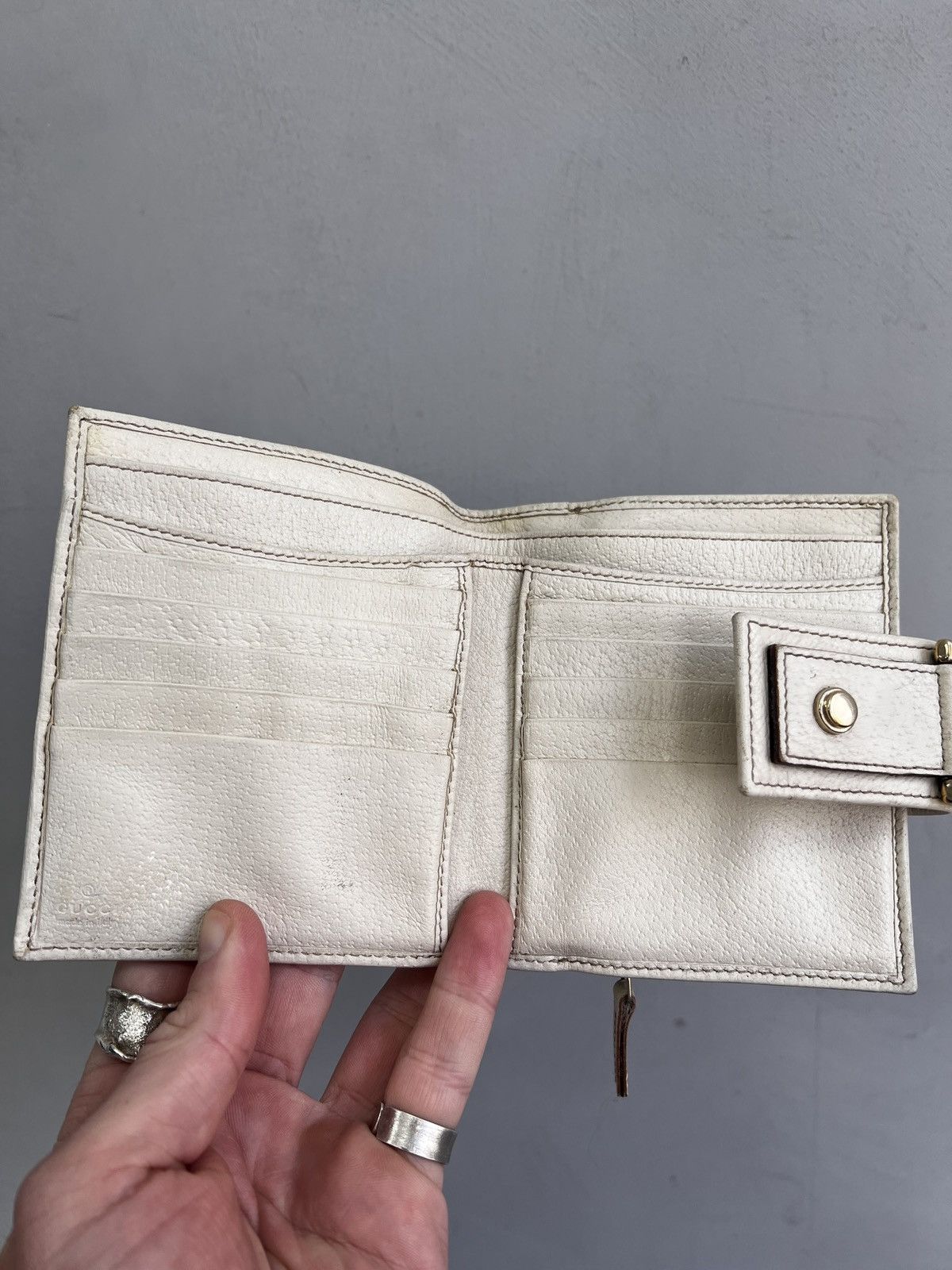 Gucci VINTAGE PINK MINI MONOGRAM WALLET GUGGI 2000s Size ONE SIZE - 8 Thumbnail