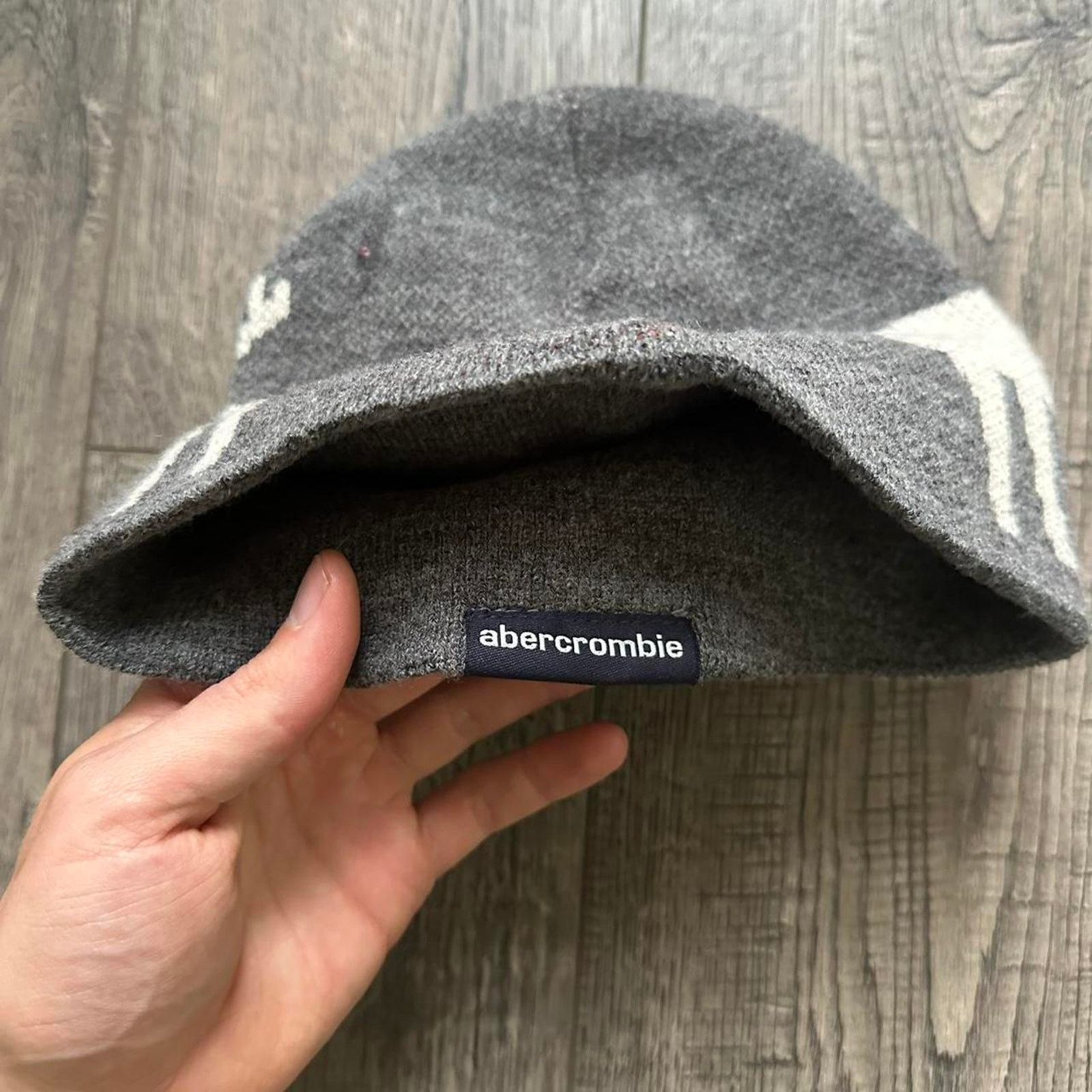 Abercrombie & Fitch × Vintage Vintage Y2K Wool Abercrombie & Fitch Beanie Skullcap Hat Size ONE SIZE - 4 Thumbnail