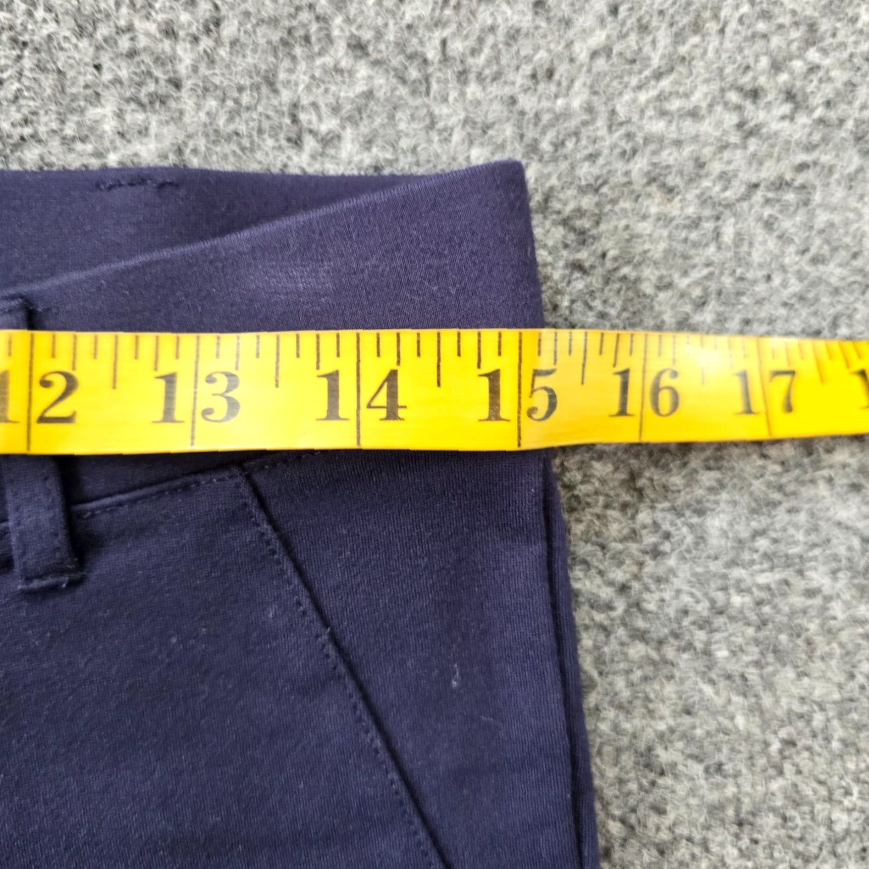 Vintage Betabrand Pants Womens Medium Blue Stretch Straight Leg Mid Rise Casual Career Dress Pants Mens? Size 24" / US 00 / IT 34 - 4 Thumbnail