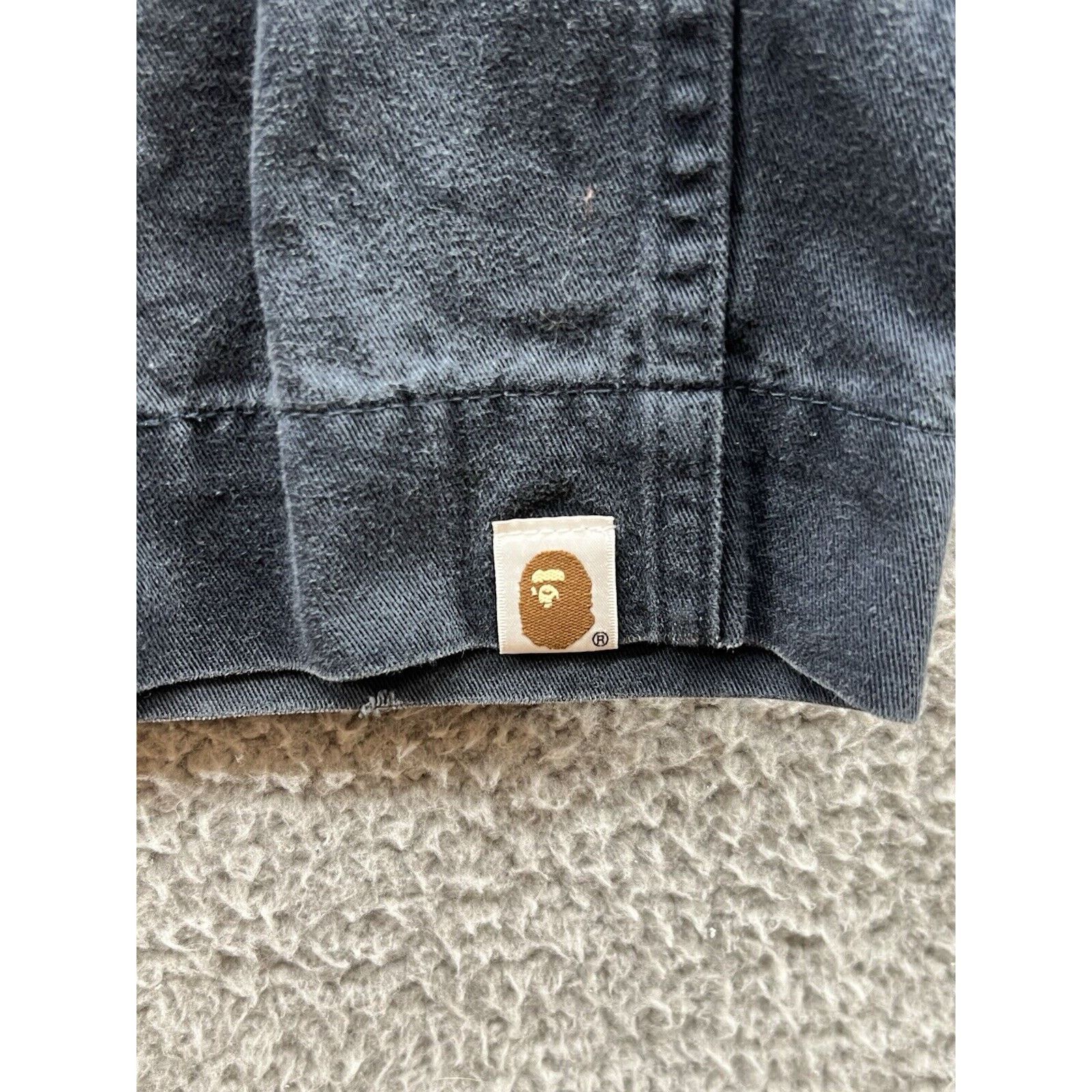 Bape A Bathing Ape Navy Blue Chino Dress Pants Size Medium 32x31 Size US 32 / EU 48 - 5 Thumbnail