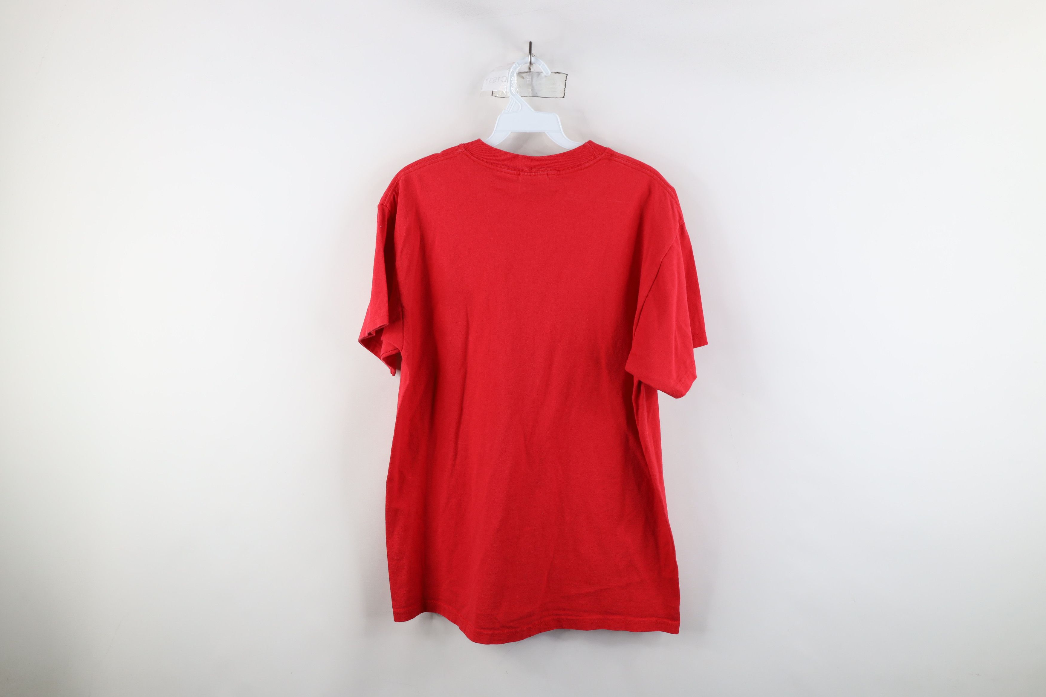 Vintage Vintage 90s Y2K NASCAR Spell Fox FX Television T-Shirt Red Size US M / EU 48-50 / 2 - 7 Thumbnail