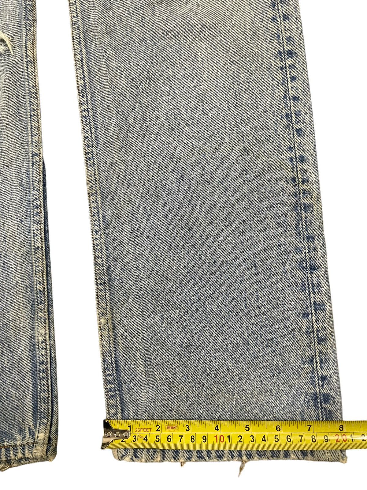 Levi's Vintage 90s Levis 501 Blue Wash Distressed Style Jeans Size US 31 - 15 Thumbnail