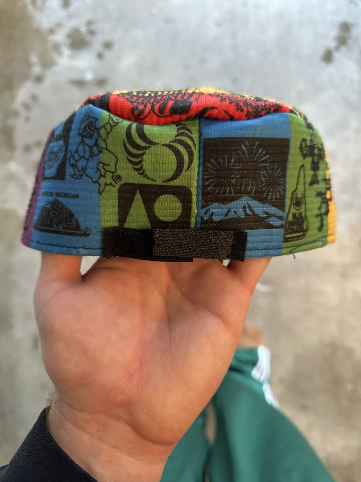Vintage Vintage AOP Painters Hat Size ONE SIZE - 3 Thumbnail
