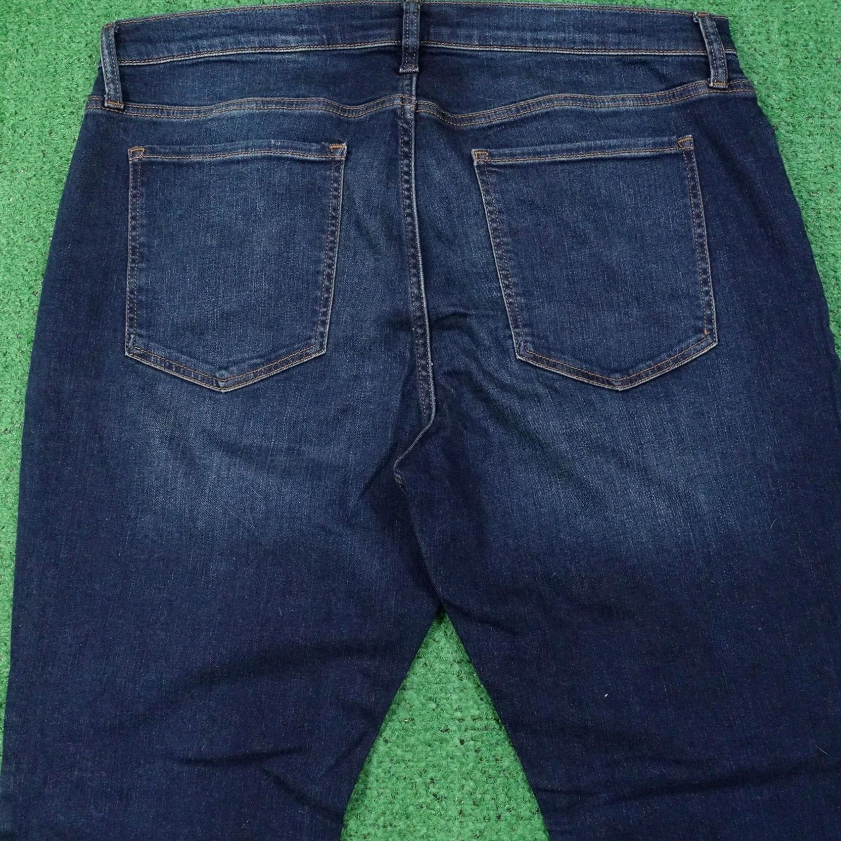 Banana Republic VINTAGE: Banana Republic Jeans Womens 18 Tall Bootcut Blue Dark Wash Stretch 5-Pocket Denim Zip Button Waist 38 Inseam 34.5 in Mens Women? Size 40" / US 18 - 5 Thumbnail