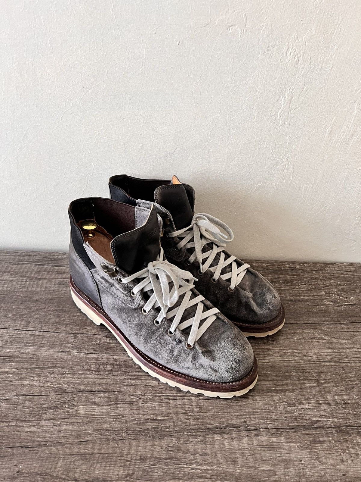Buttero BUTTERO TAUPE SUEDE CANALONE HIKING BOOTS Size US 9 / EU 42 - 2 Thumbnail