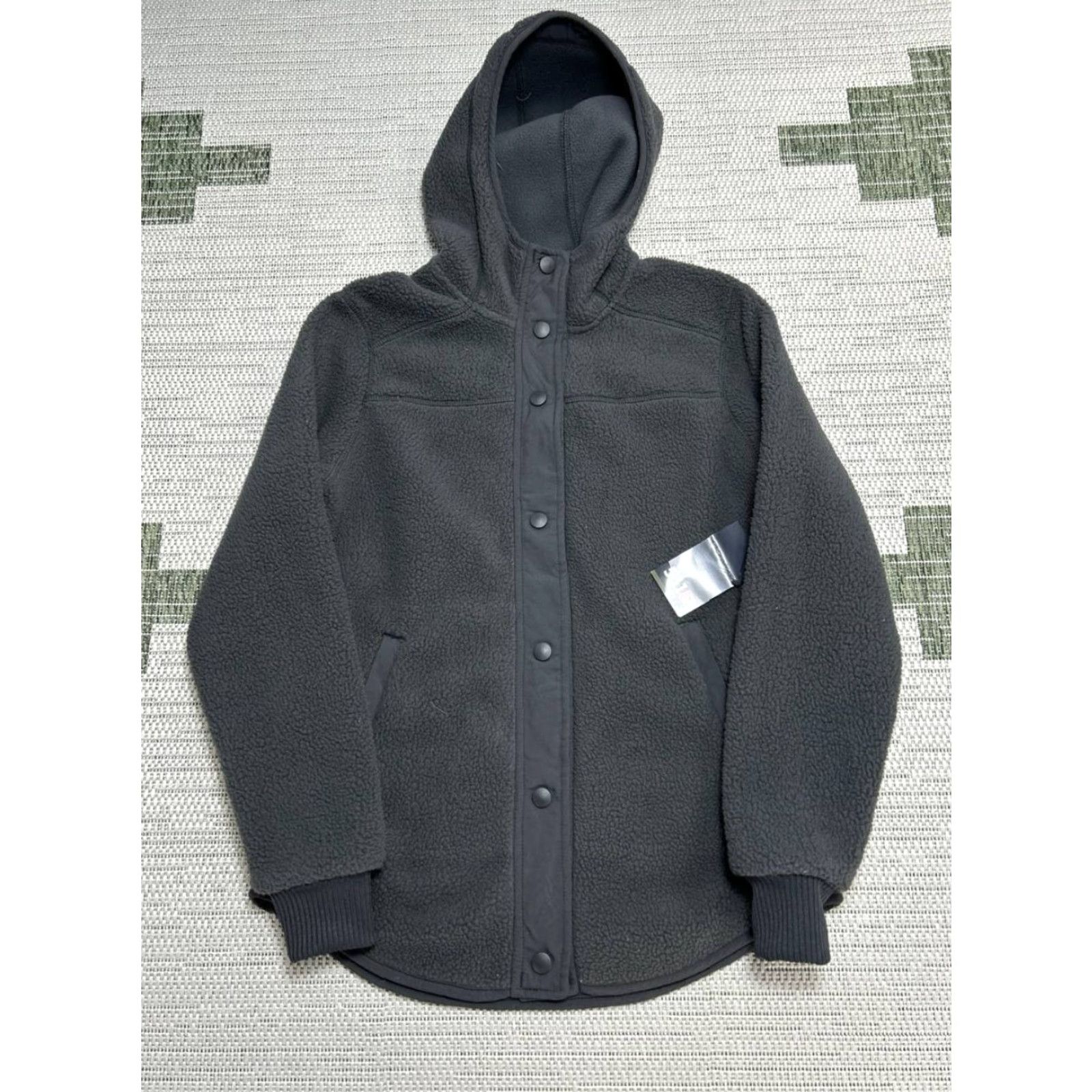 Vintage 5 11 Tactical Frances Fleece Coat Womens Small Gray Winter Essential Shirt? Sorry. Size S / US 4 / IT 40 - 2 Thumbnail