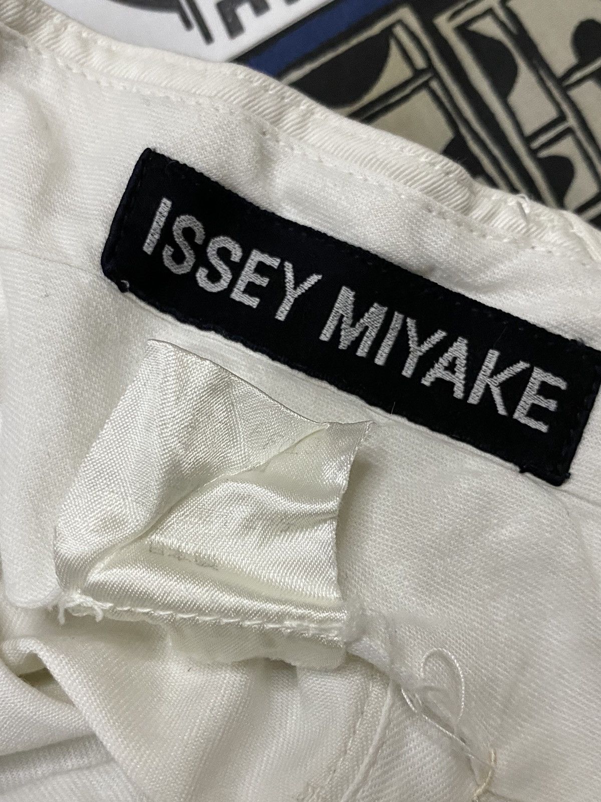 Issey Miyake issey miyake wide trousers white pants Size US 31 - 4 Thumbnail