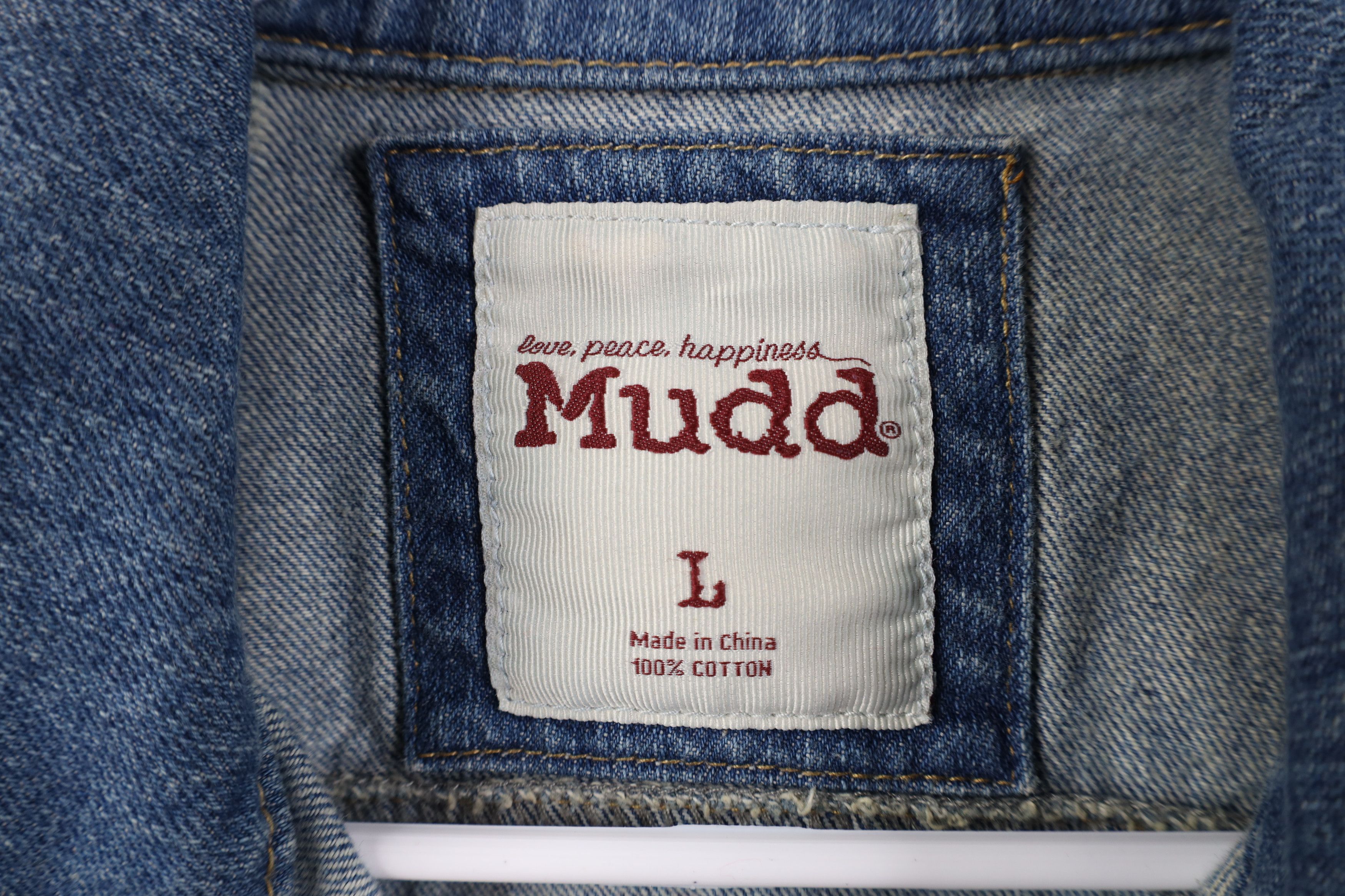 Vintage Vintage 90s Y2K MUDD Babydoll Denim Jean Trucker Jacket Blue Size L / US 10 / IT 46 - 9 Thumbnail