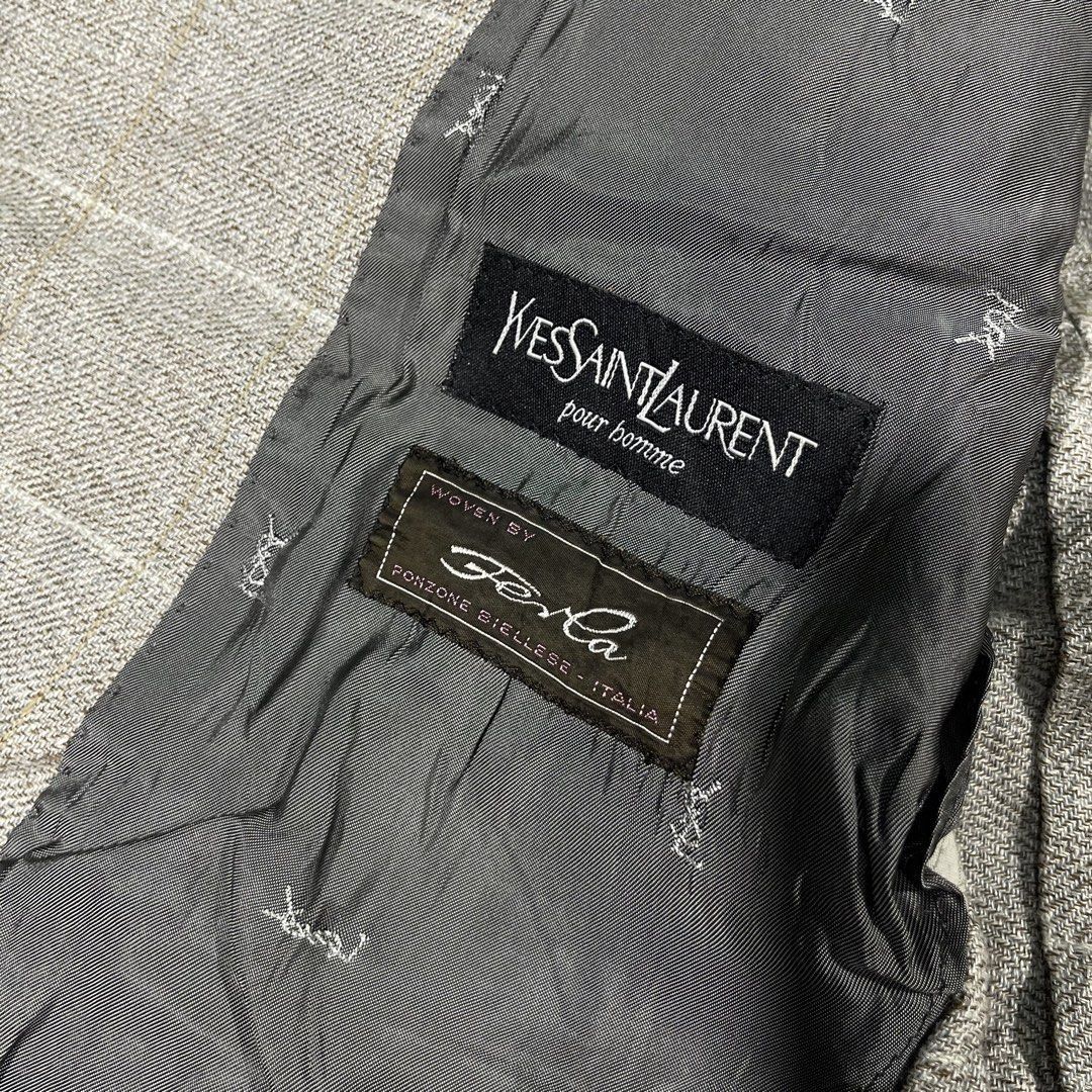 Yves Saint Laurent Vintage Yves Saint Laurent YSL Blazer Size 38S - 8 Thumbnail