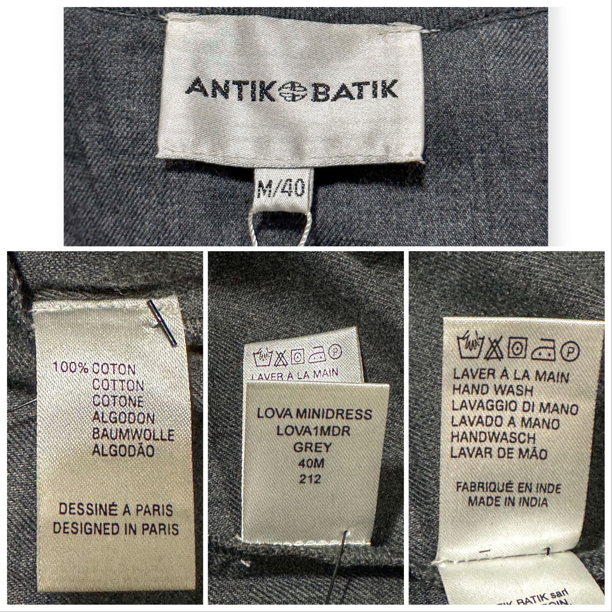 Antik Batik NWT Antik Batik Lova Belted Ruffled Cotton-flannel Mini Dres Size M / US 6-8 / IT 42-44 - 12 Thumbnail