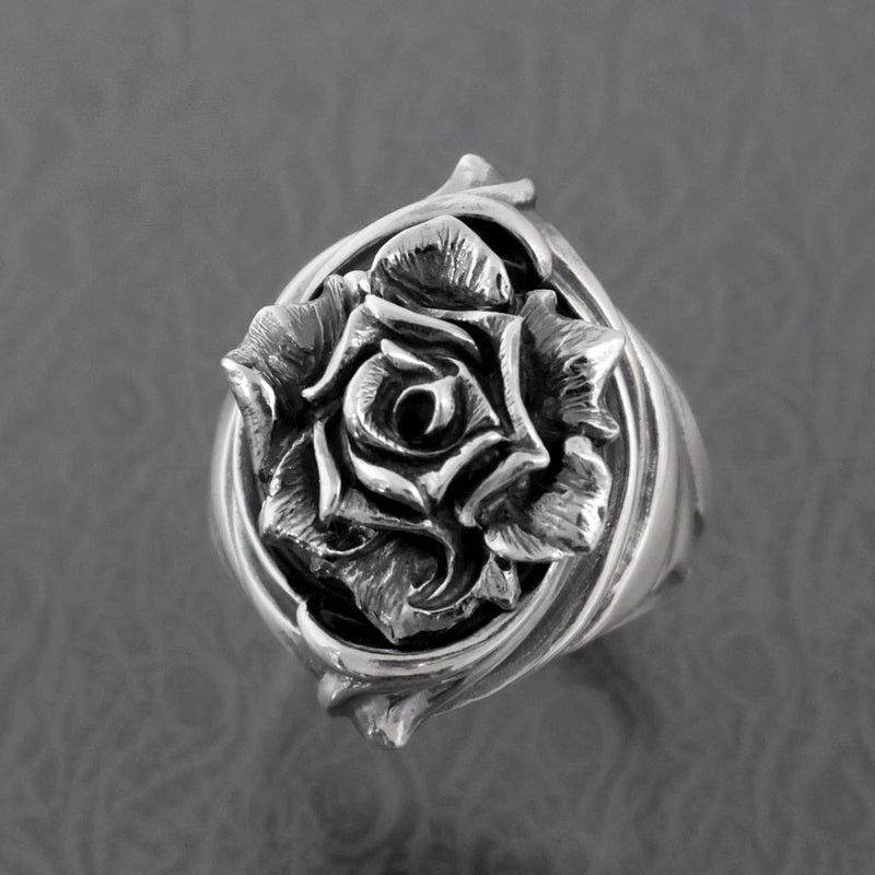 VIBE Men's Hip-Hop Style Rose Ring Size 32 - 1 Thumbnail