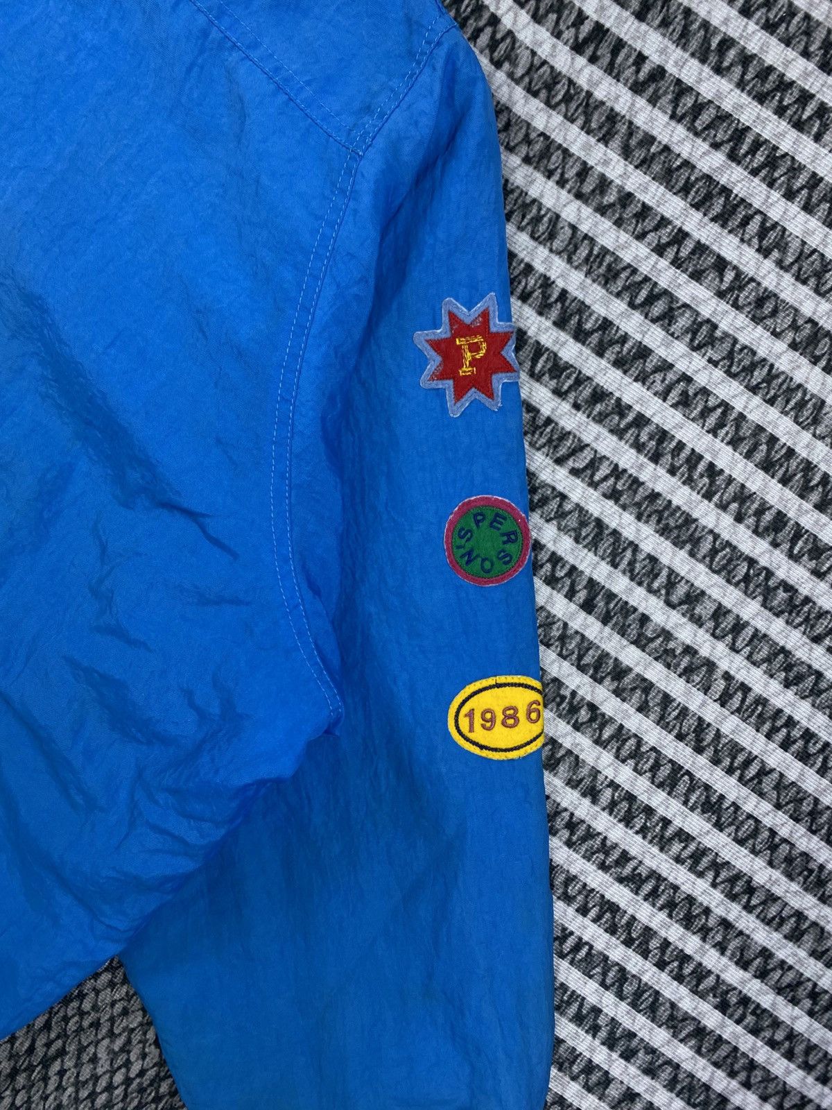 Japanese Brand Vintage Person Shop Stain Zipper Bomber Jacket Size US XXL / EU 58 / 5 - 7 Thumbnail