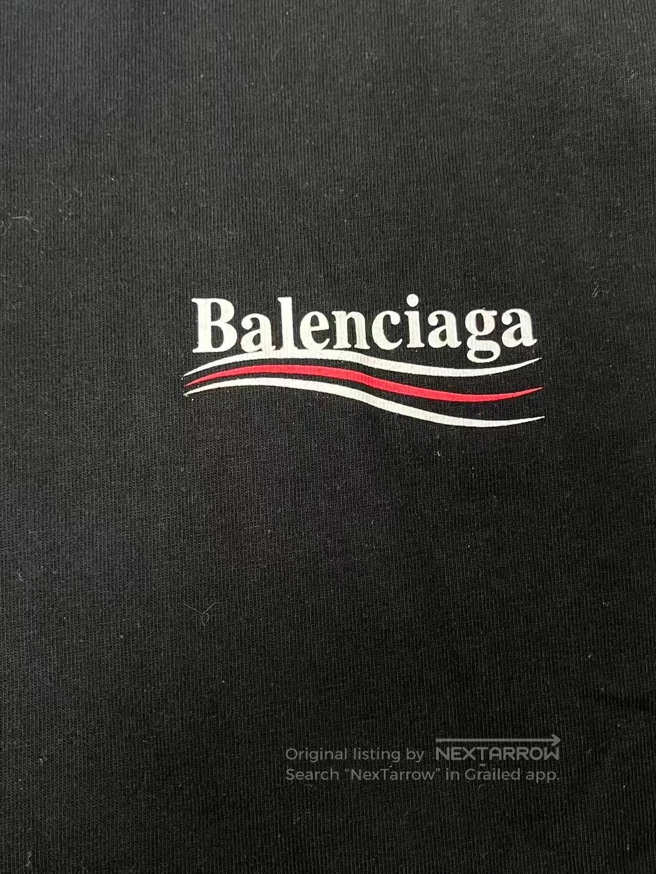 Balenciaga Balenciaga Men's Printed Oversized Crew Neck T-Shirt. Size US XS / EU 42 / 0 - 3 Thumbnail