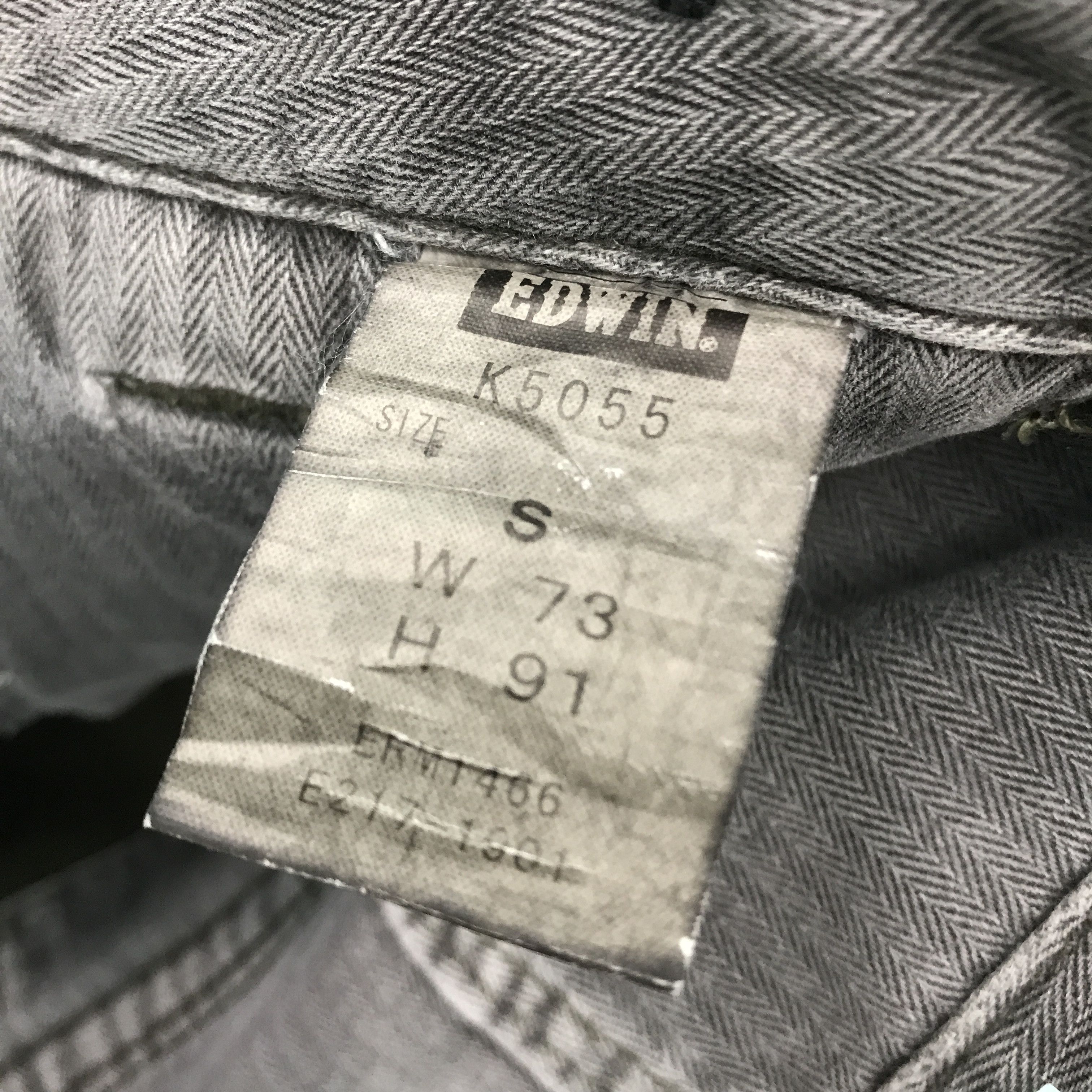 Edwin × Japanese Brand Rare Edwin 505 khaki Drak Green distressed design pants Size US 30 / EU 46 - 9 Thumbnail