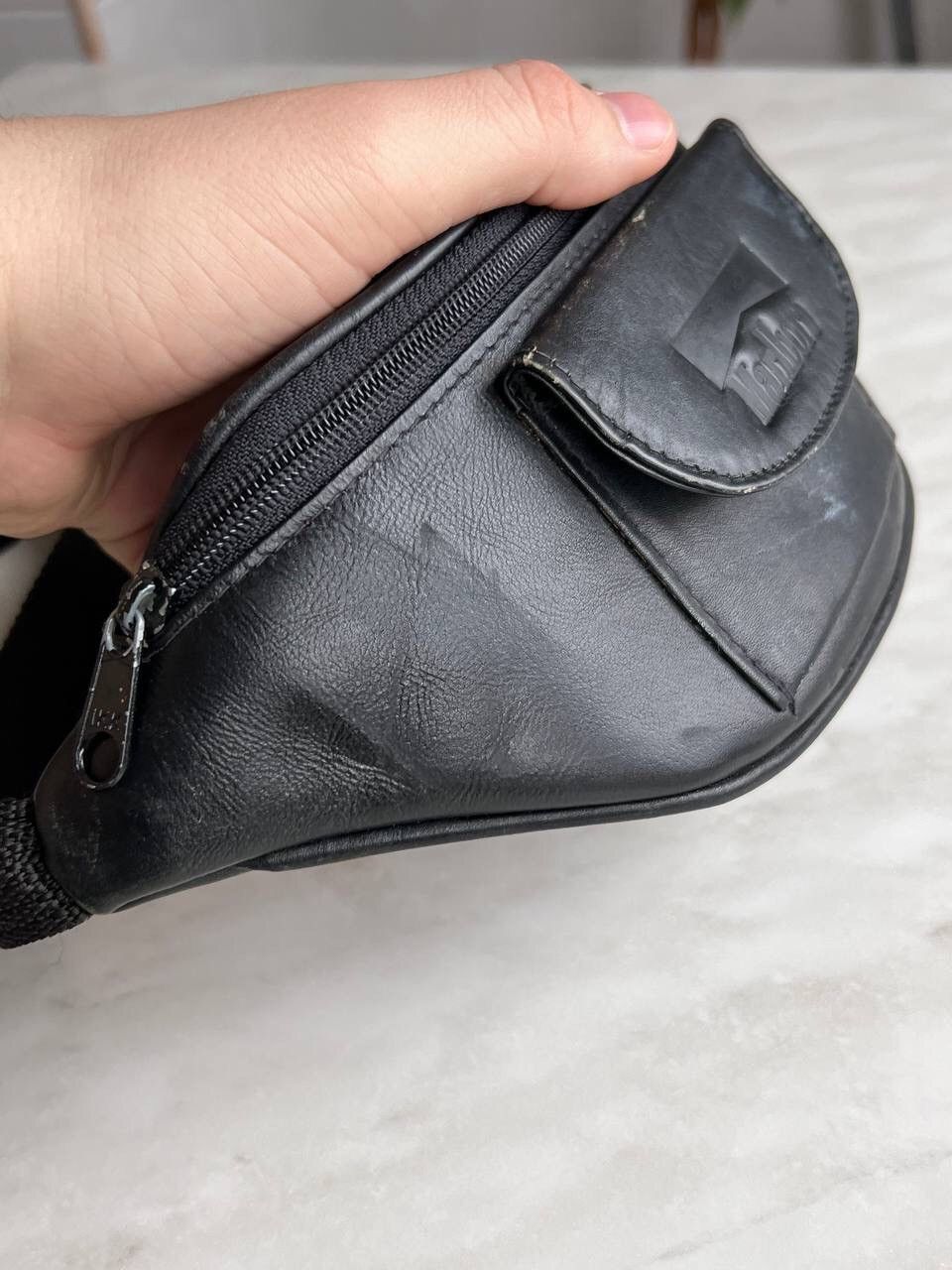Marlboro × Vintage Vintage 90s Marlboro leather bag messenger black vintage Size ONE SIZE - 6 Thumbnail
