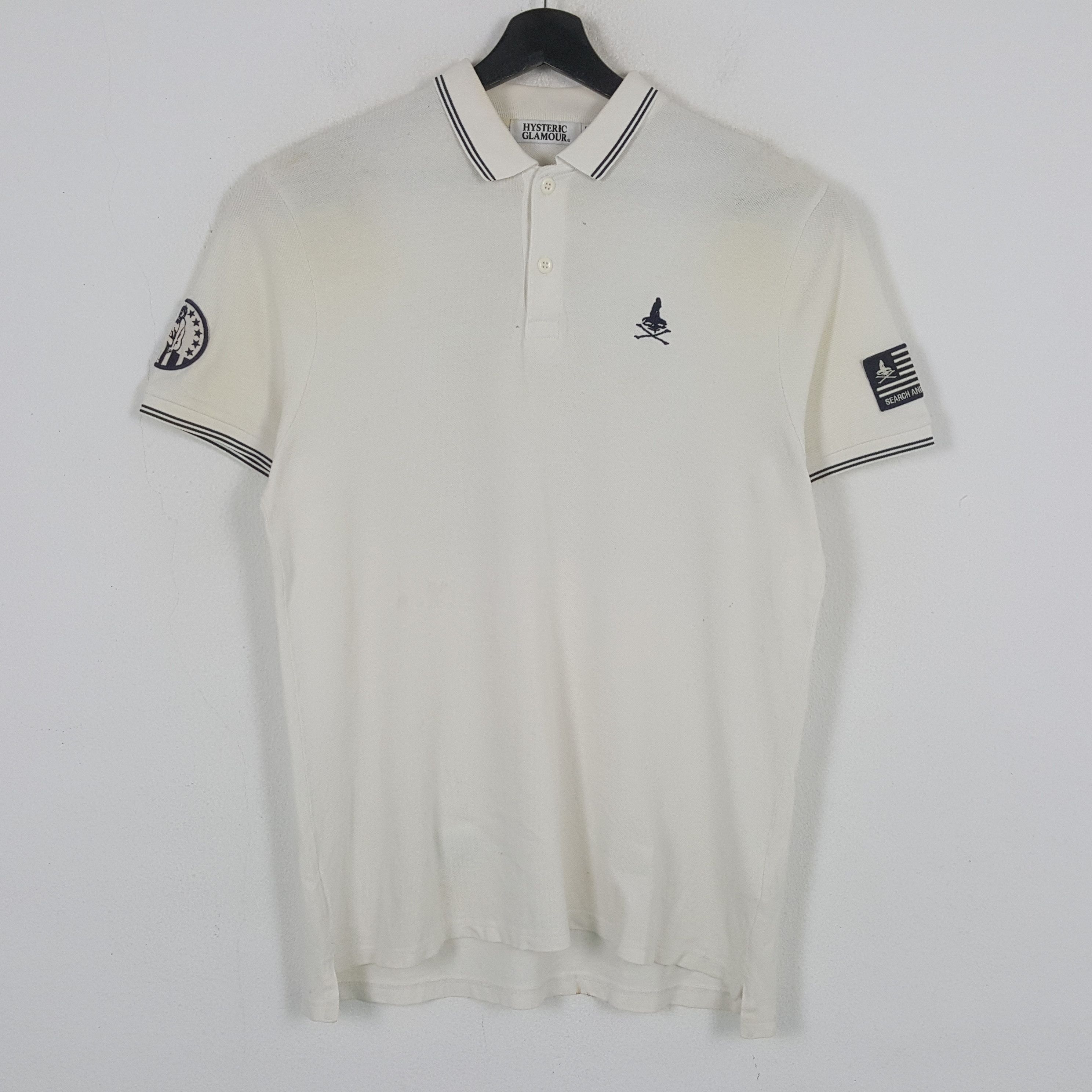 Hysteric Glamour × Japanese Brand × Vintage Hysteric Glamour Japanese Brand Custom Art Polos C285N14 Size US M / EU 48-50 / 2 - 3 Thumbnail