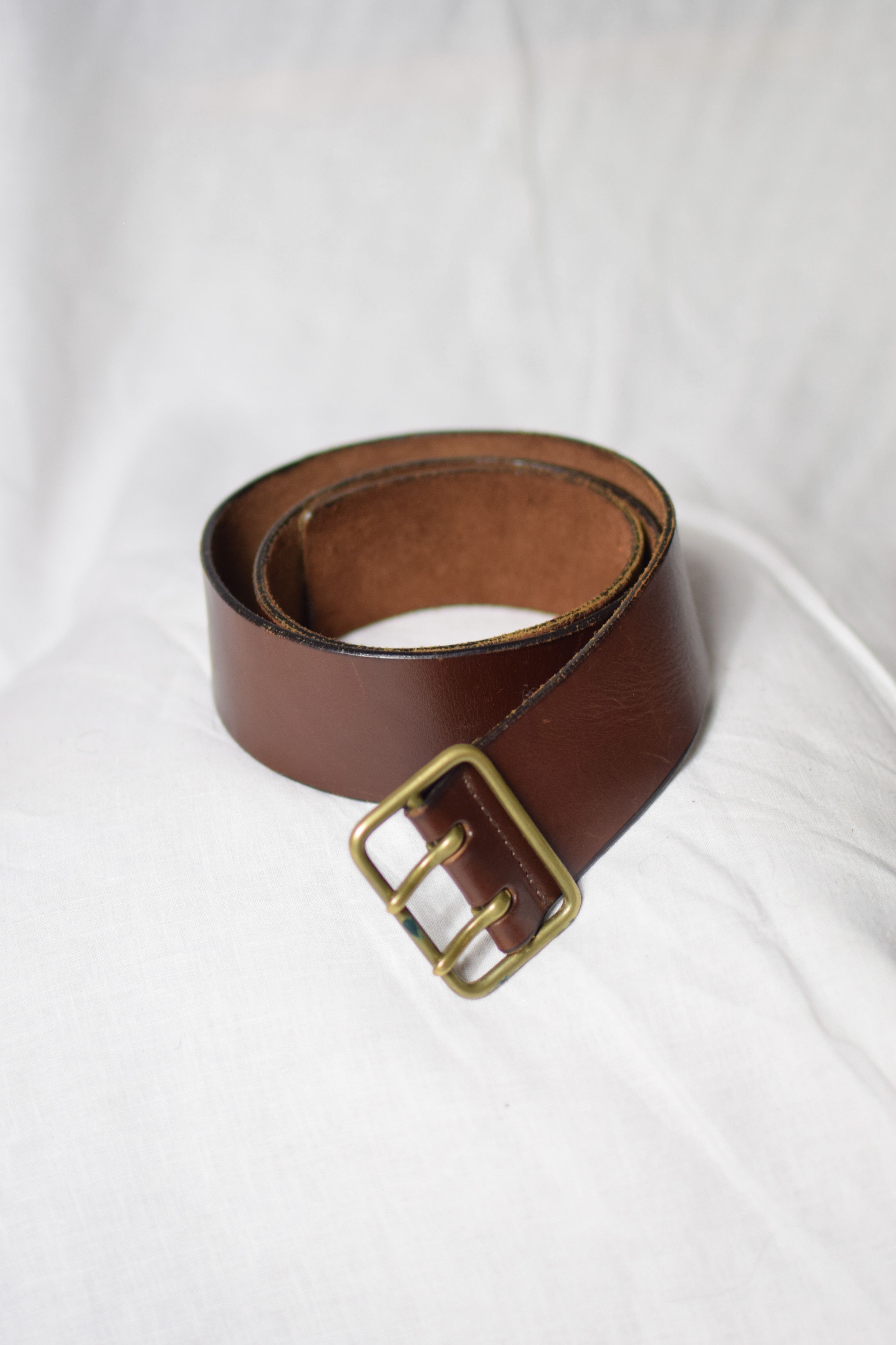 Yohji Yamamoto YYPH Double-Prong Belt - HE-F08-706 Size 32 - 2 Thumbnail