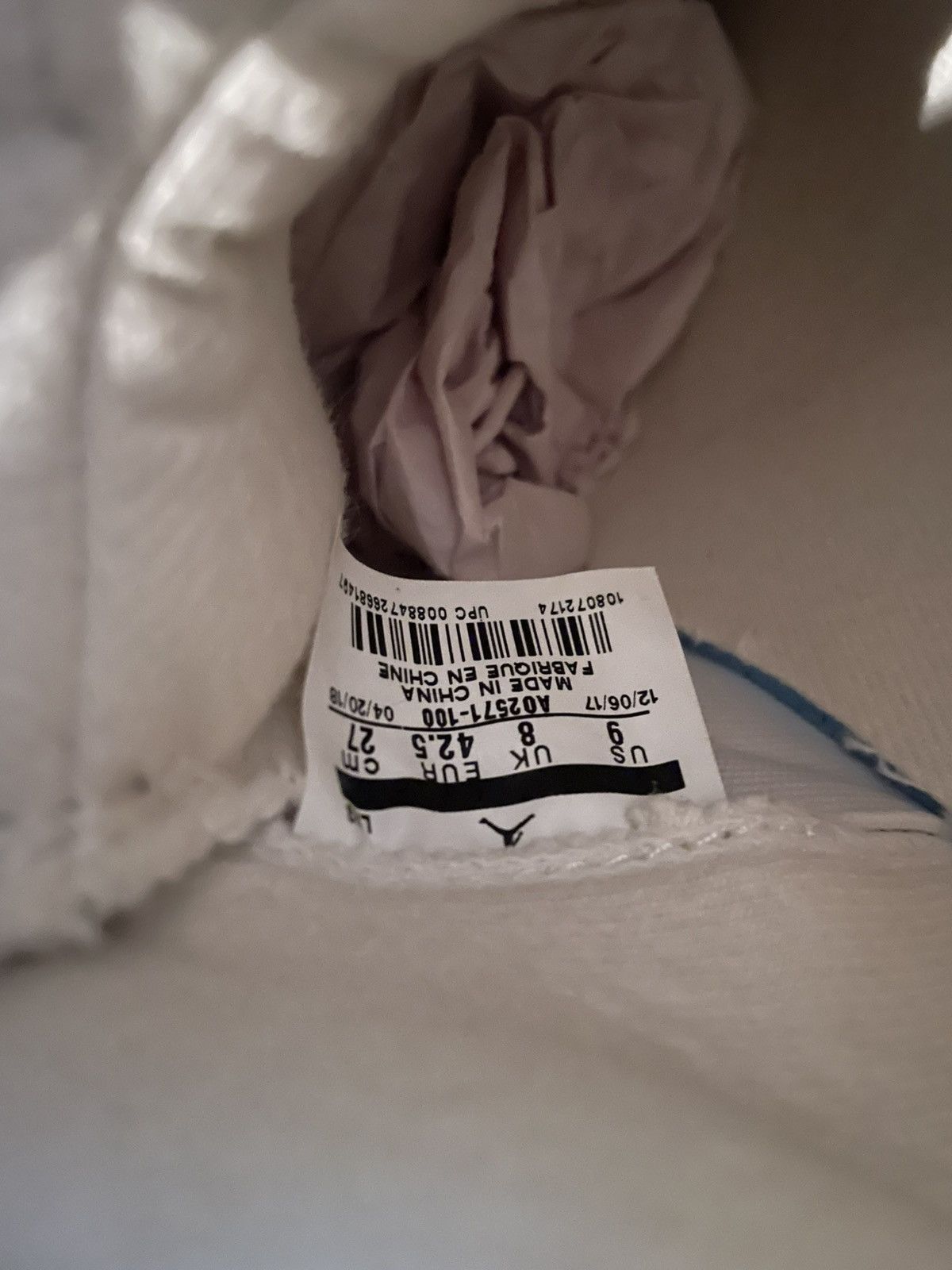 Jordan Brand × Levi's Jordan 4 White Levi Blank Tag sz 9 Size US 9 / EU 42 - 19 Thumbnail