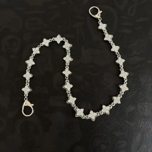 Jewelry Silver Men's Chain Accessory with Clasp, Stylish Chain Size ONE SIZE - 4 Thumbnail