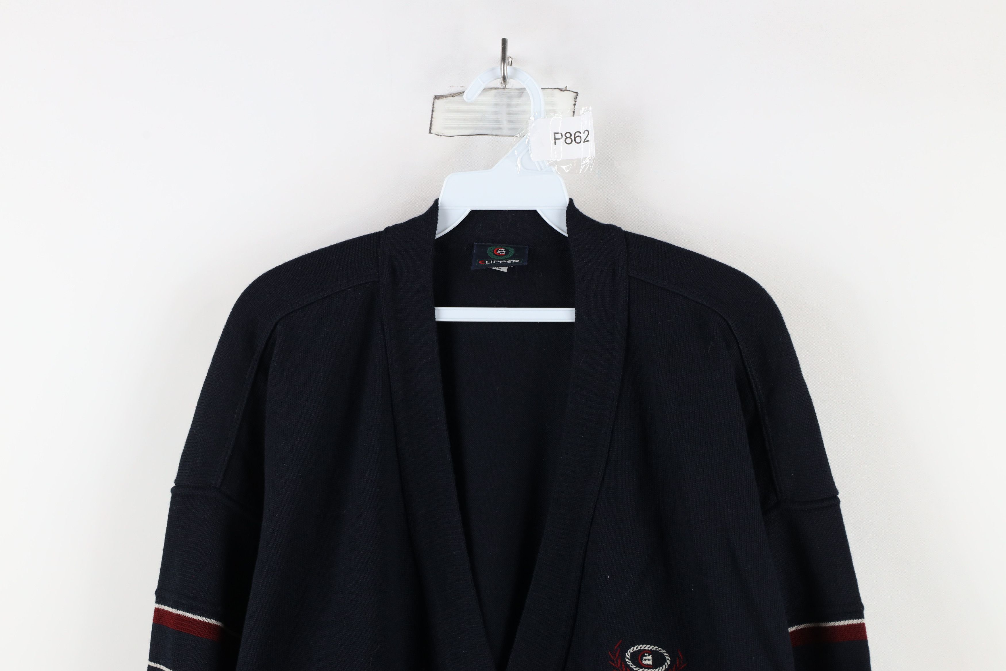 Vintage Vintage 90s Streetwear Wool Blend Knit Cardigan Sweater Size US XL / EU 56 / 4 - 2 Thumbnail