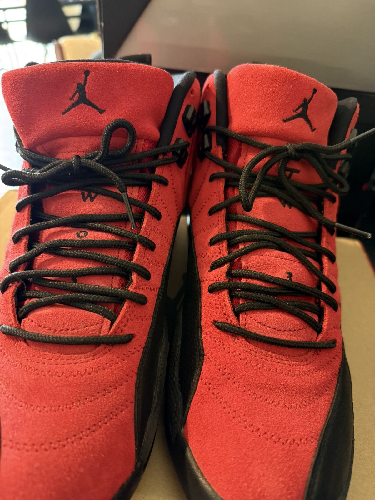 Jordan Brand Air Jordan 12 Retro Reverse Flu Game Size US 11.5 / EU 44-45 - 5 Thumbnail