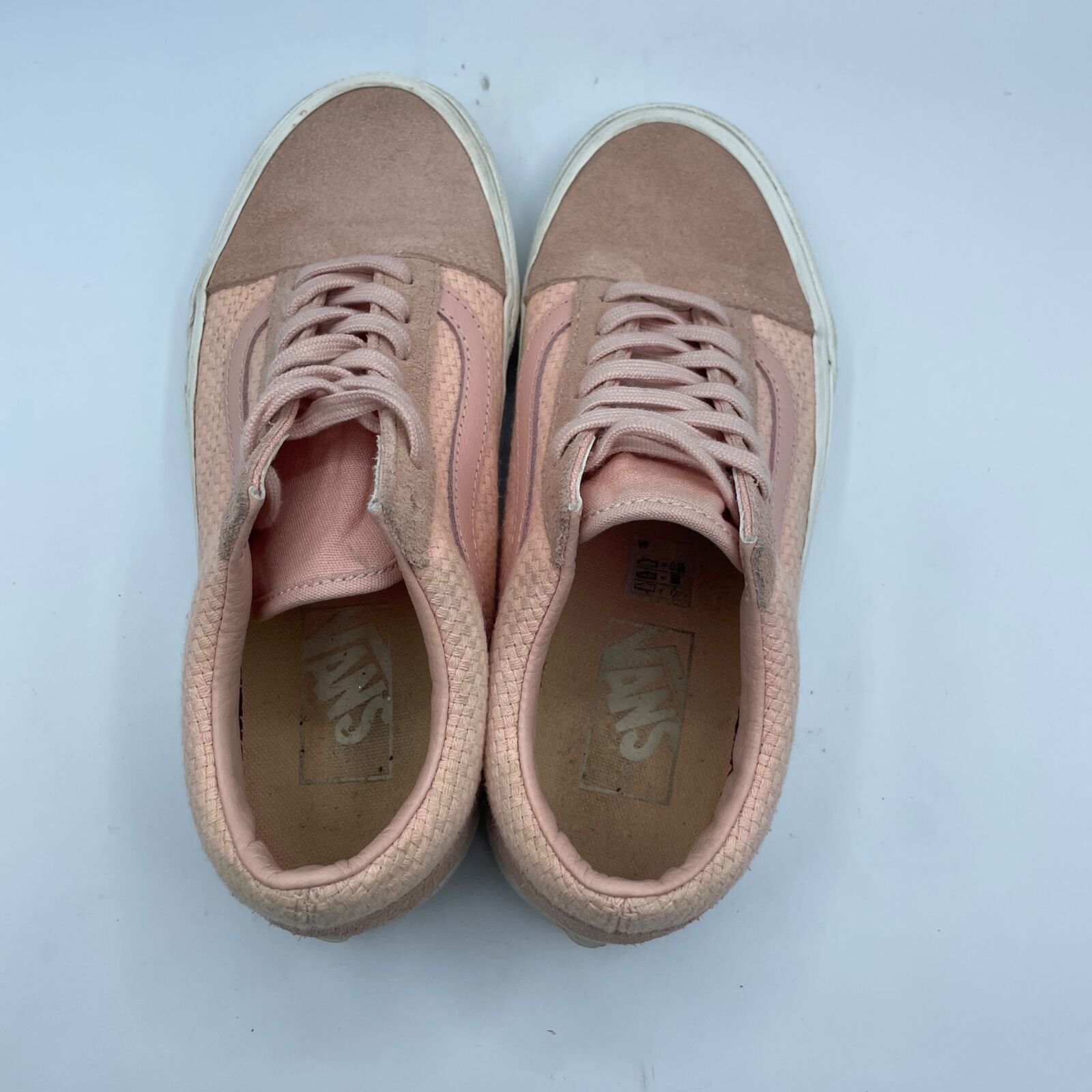 Vans Vans Old Skool Low Pink Canvas Shoes Casual Skate Womens 5.5 Size US 5.5 / IT 35.5 - 7 Thumbnail