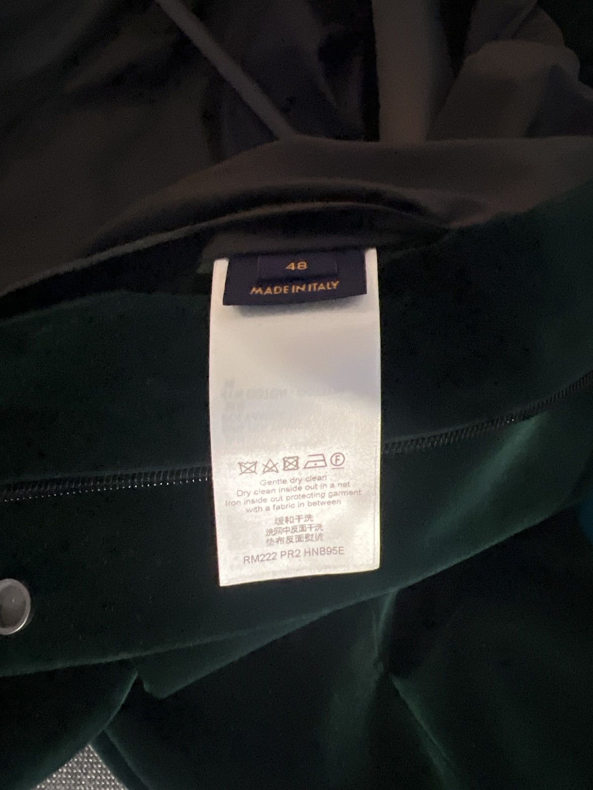 Louis Vuitton Louis Vuitton Men's Technical Tape Velvet Windbreaker Jacket Size US M / EU 48-50 / 2 - 11 Thumbnail