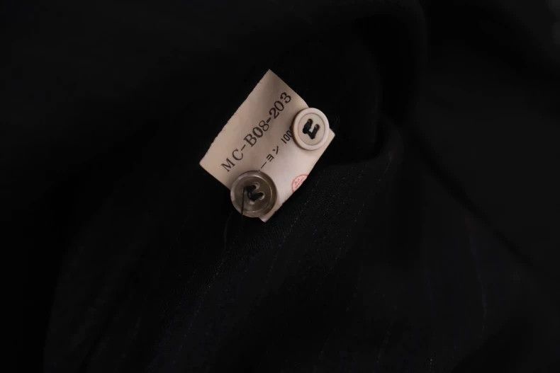 Yohji Yamamoto Yohji Yamamoto size os Dark-striped shirt 2505-Nextarrow Size US M / EU 48-50 / 2 - 5 Thumbnail