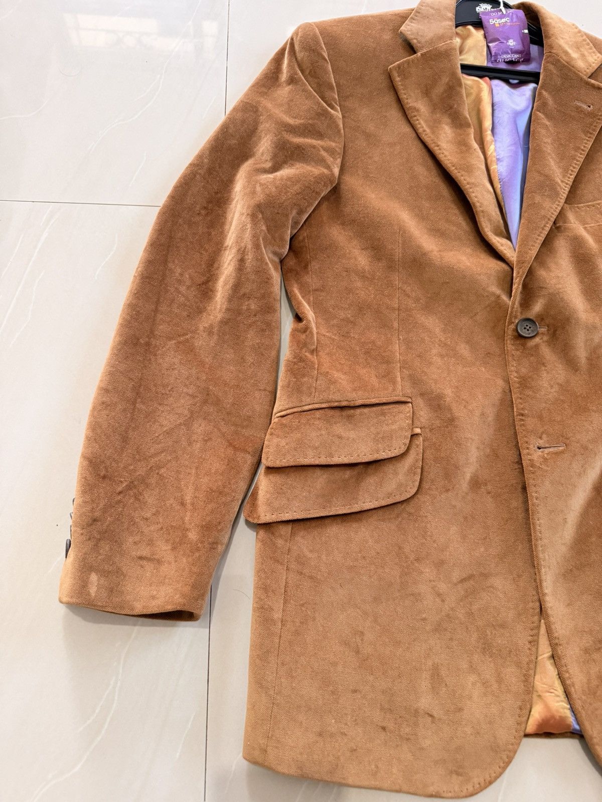 Ted Baker Ted Baker Brown Suede Jacket Size 38R - 2 Thumbnail