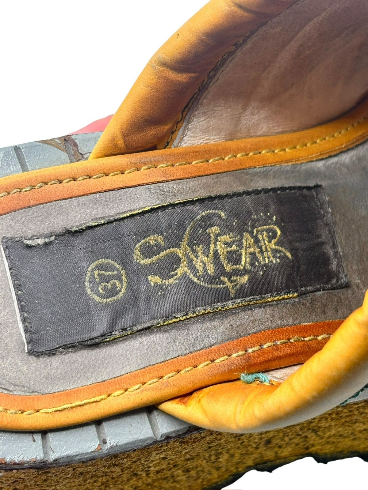 SWEAR London Vintage Swear London yellow platform sandals Size 37 Size US 7 / IT 37 - 10 Thumbnail