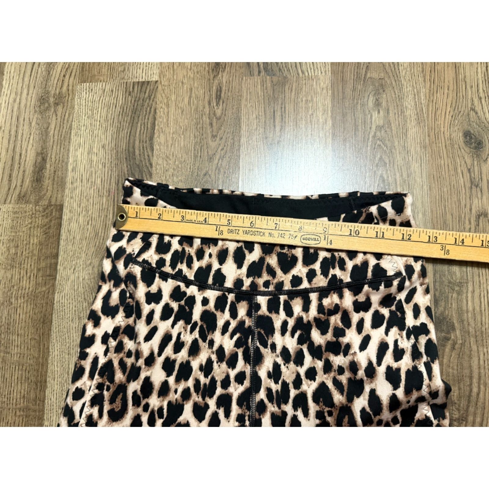 Victoria's Secret Victoria's Secret Pants Women's Size Small Black Brown Cheetah Print Leggings Size 28" / US 6 / IT 42 - 5 Thumbnail