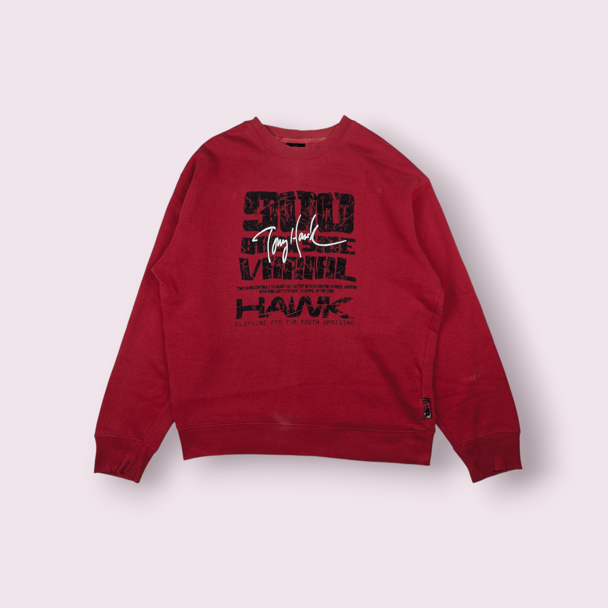 Tony Hawk TONY HAWK Skateboard Sweatshirts Jumper Size US XL / EU 56 / 4 - 2 Thumbnail