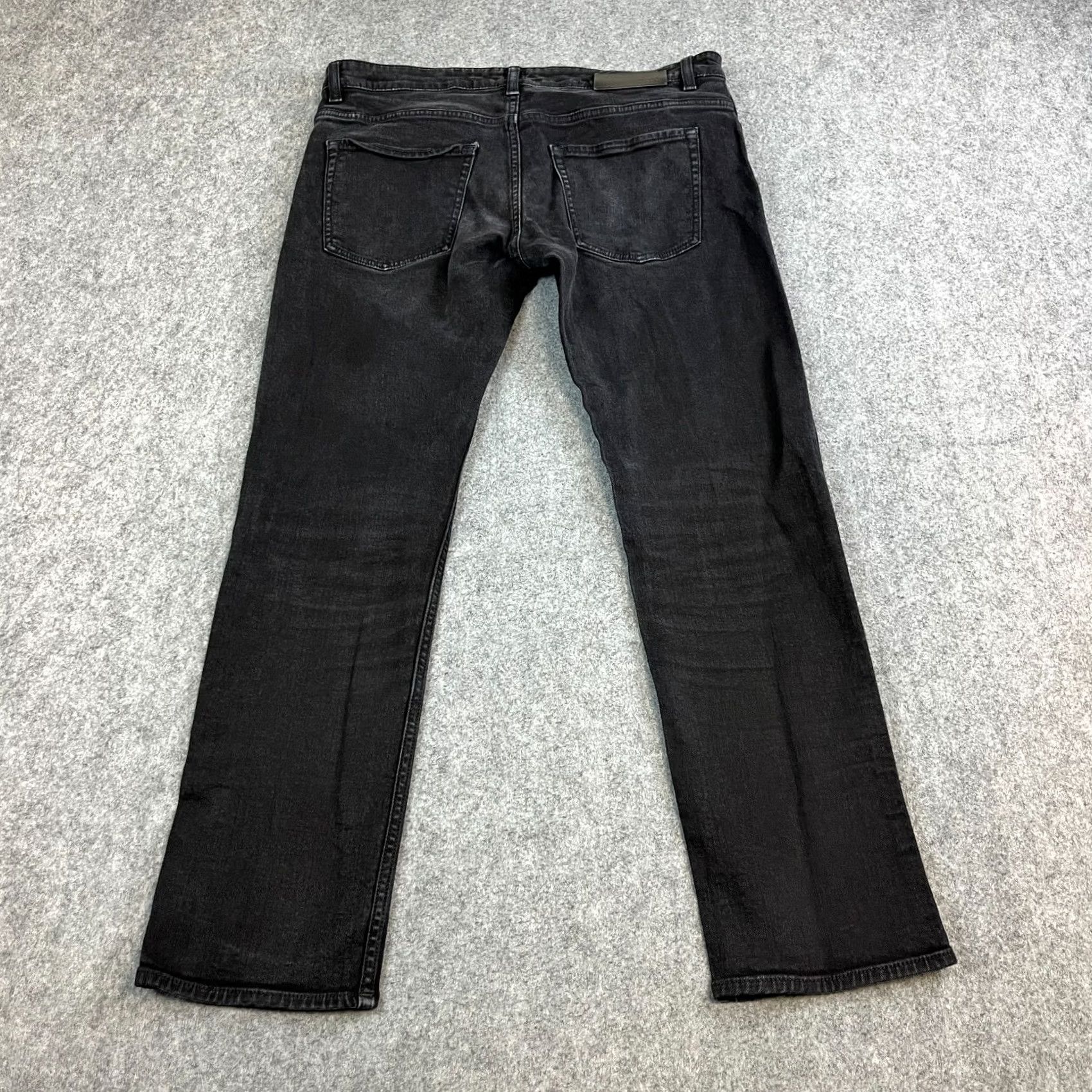 Hugo Boss HUGO BOSS Jeans Slim Regular 34 Dark Wash Black Faded Stretch Delaware Denim 5-Pocket Mens Adults Clothing Size US 34 / EU 50 - 2 Thumbnail