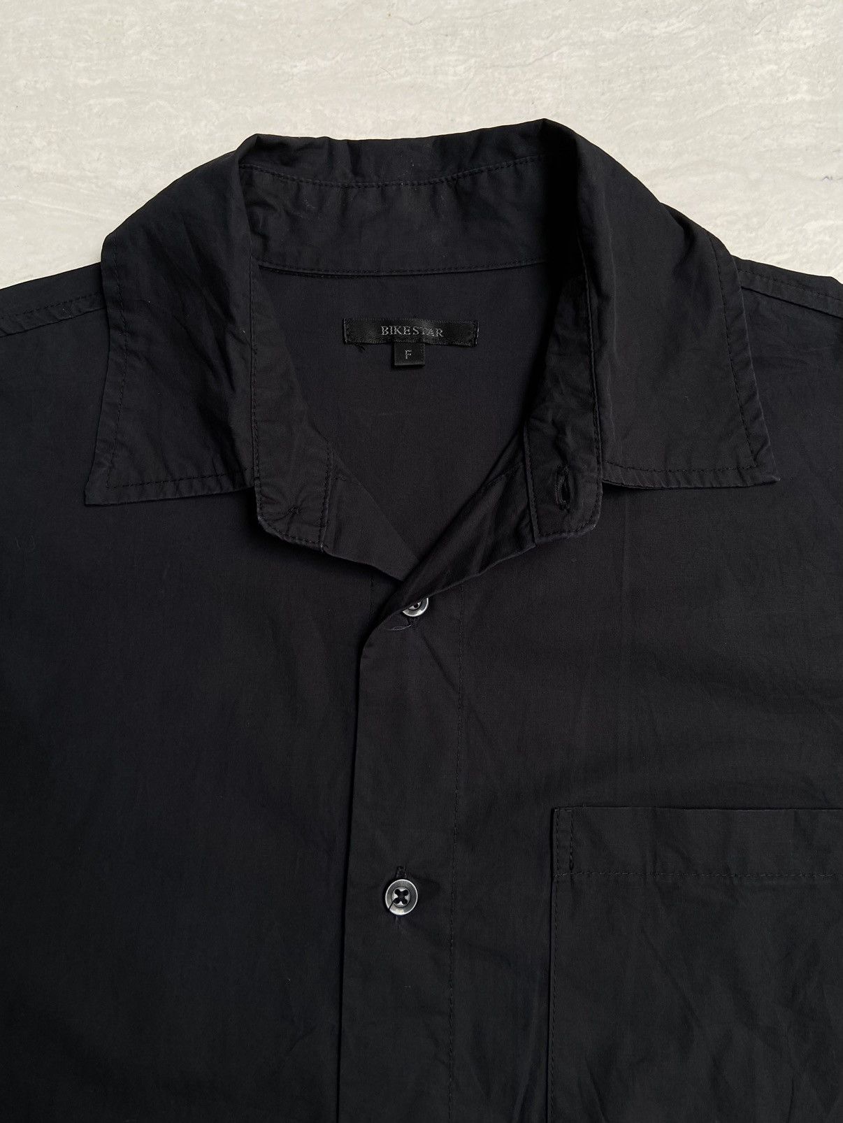 Designer × Japanese Brand BIKE STAR Black Shirt Size US XL / EU 56 / 4 - 11 Thumbnail