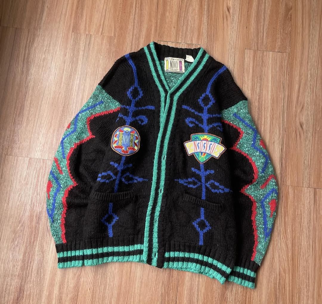 Vintage Vintage 90s Grandpa Cardigan Size US L / EU 52-54 / 3 - 2 Thumbnail