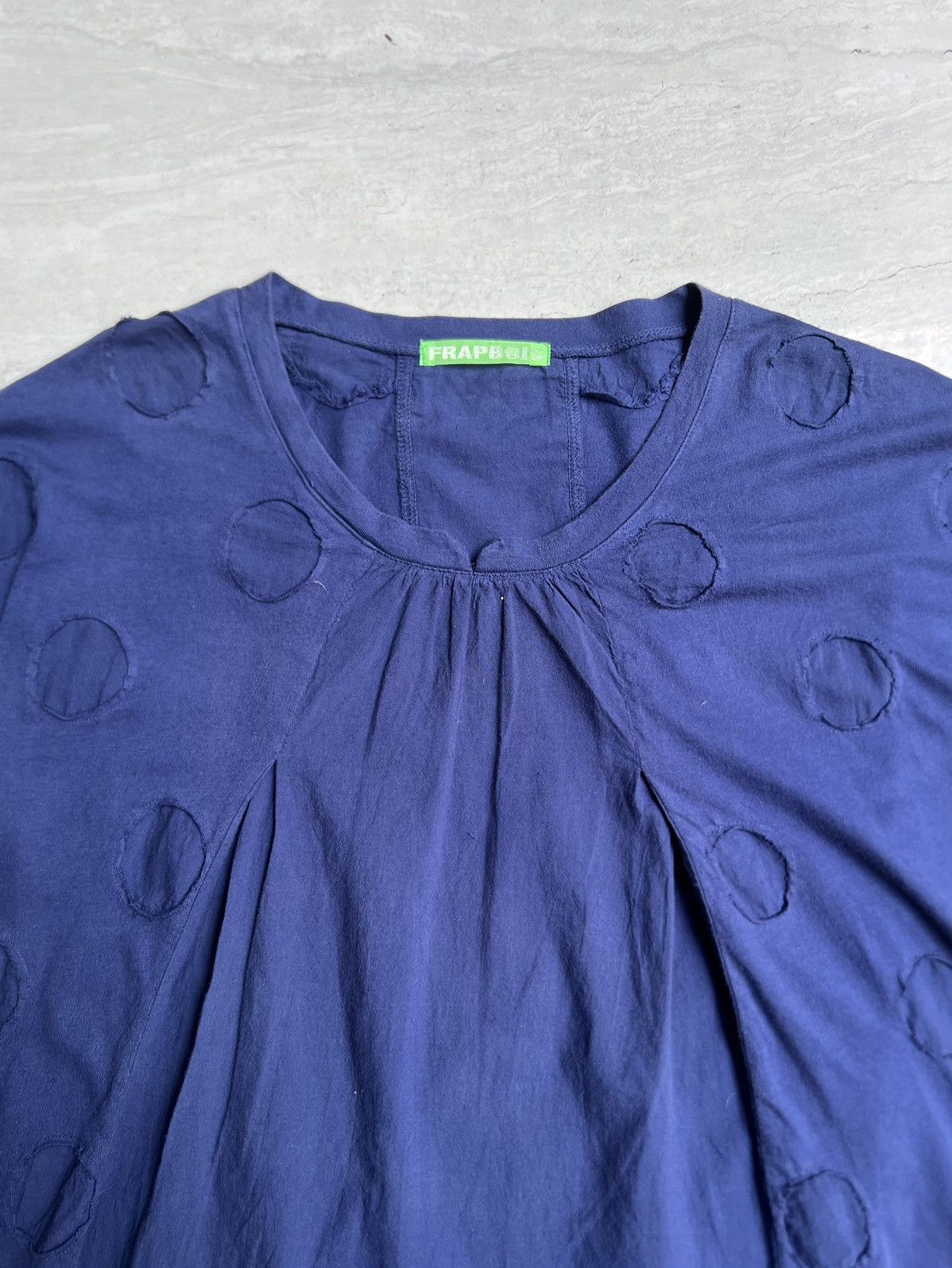 Frapbois FRAPBOIS Issey Miyake Blue T-shirt Size US M / EU 48-50 / 2 - 8 Thumbnail