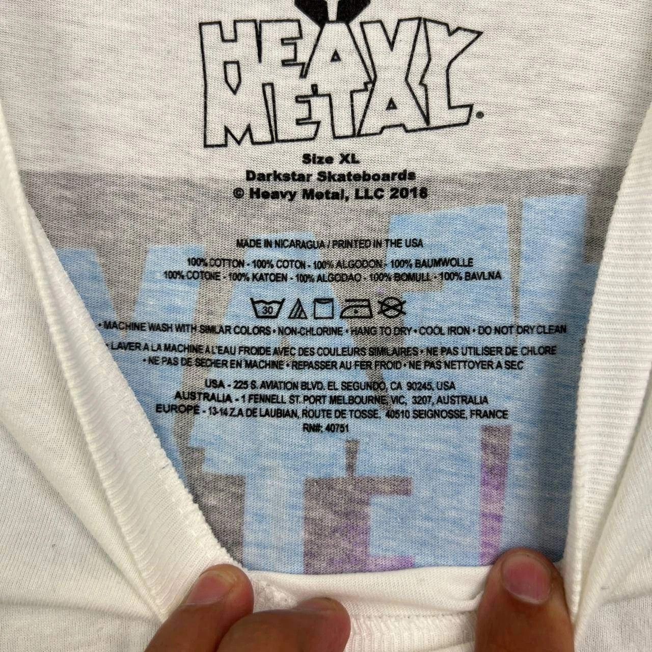 Other Heavy Metal Shirt Men Darkstar Skateboard Crew Neck XL Size US XL / EU 56 / 4 - 3 Thumbnail