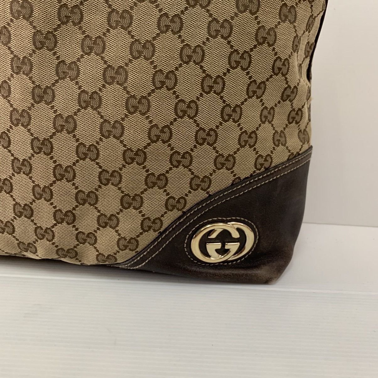 Gucci Authentic Gucci Monogram Small Tote Bag Size ONE SIZE - 4 Thumbnail