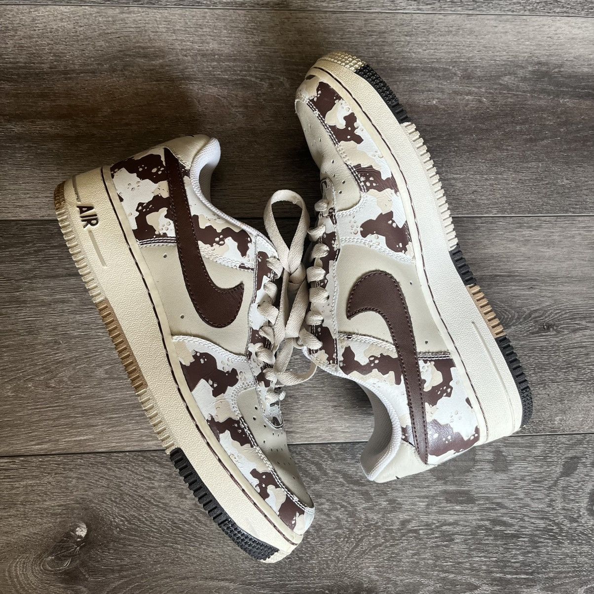 Nike Vintage 2006 Nike Air Force 1 Premium Birch Camo 310577-221 Size US 7 / EU 40 - 1 Thumbnail