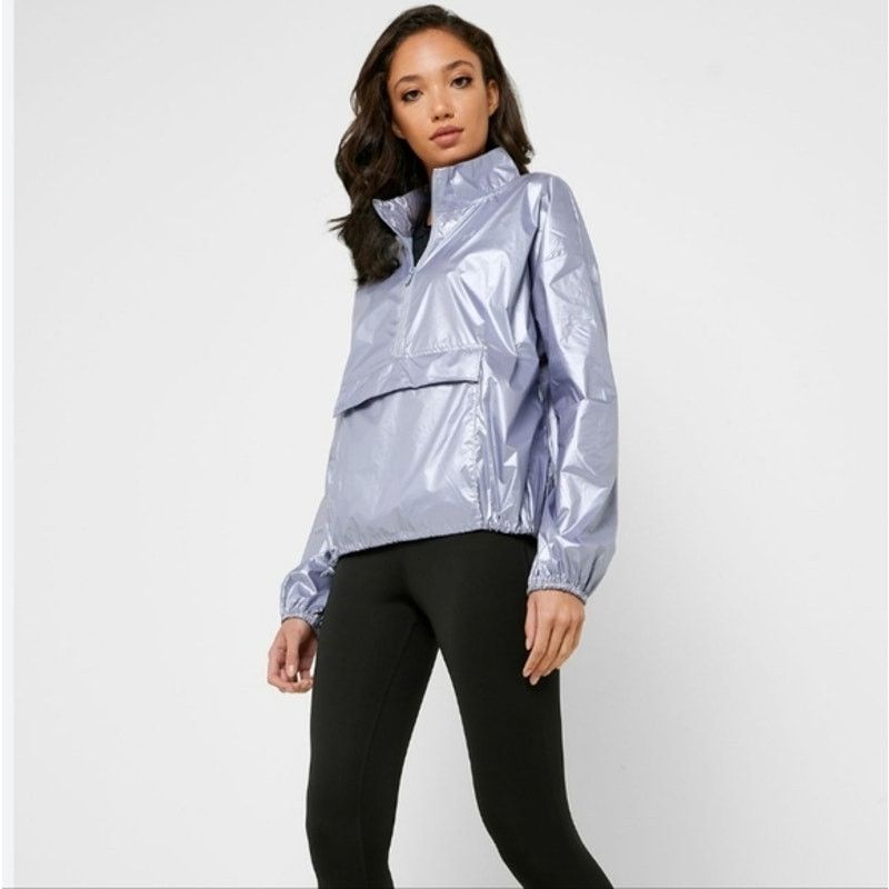 Under Armour Under Armour Womens Blue Silver Anorak Pullover Jacket M Size M / US 6-8 / IT 42-44 - 2 Thumbnail